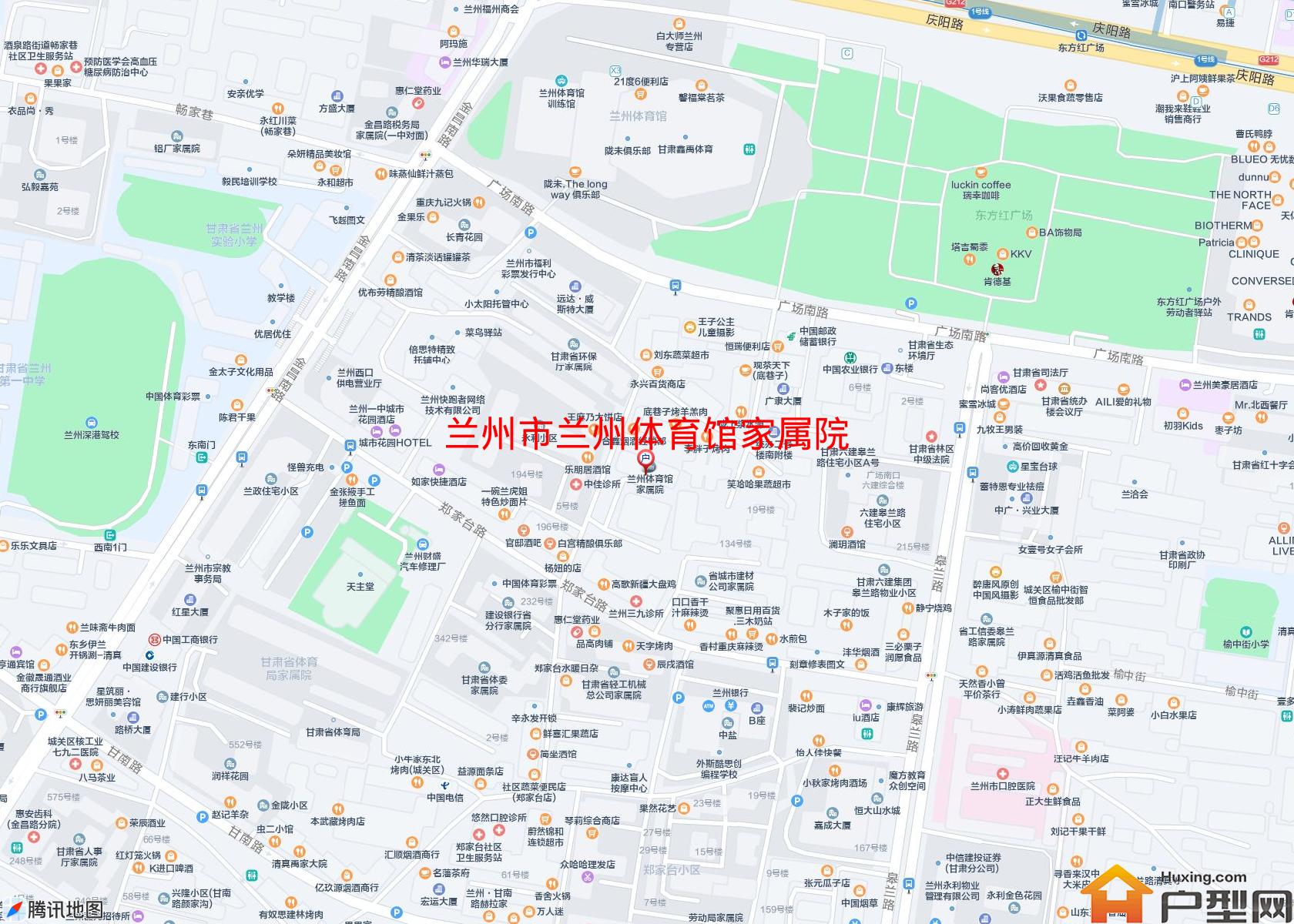 兰州体育馆家属院小区 - 户型网