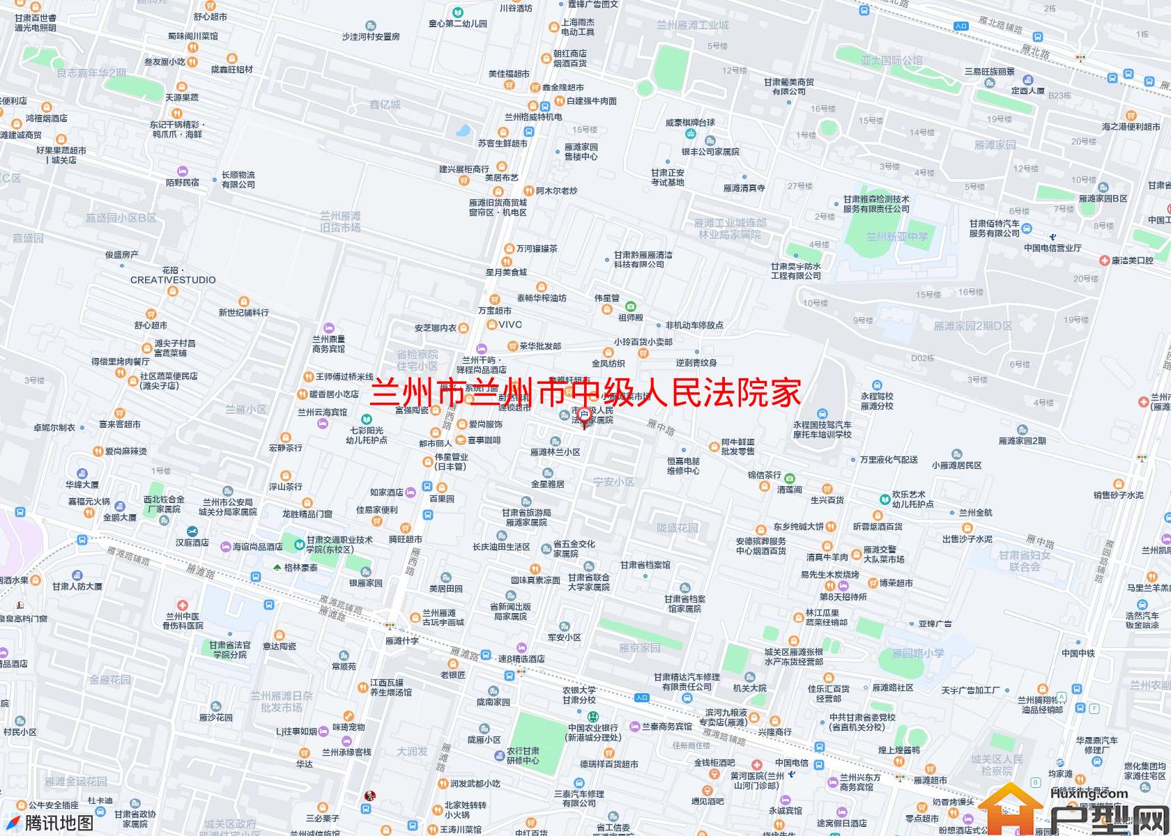 兰州市中级人民法院家属院小区 - 户型网