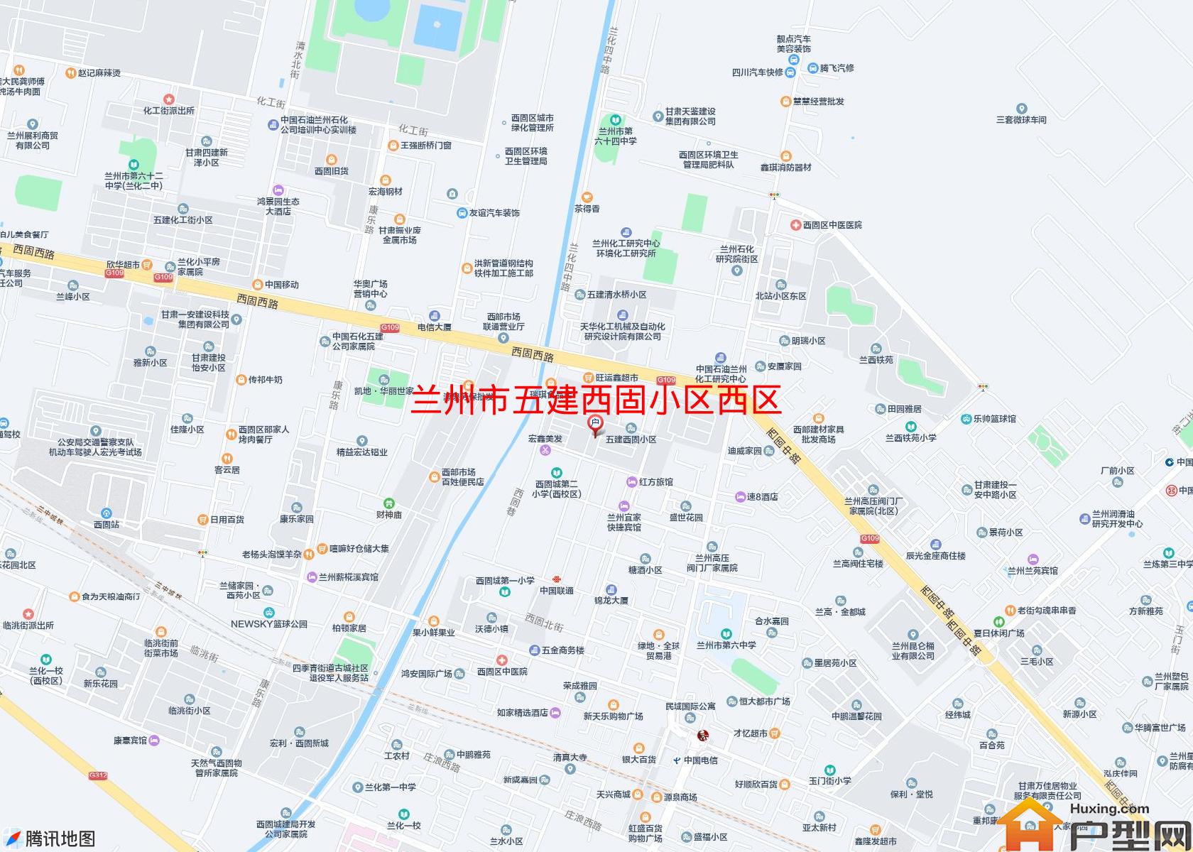 五建西固小区西区小区 - 户型网