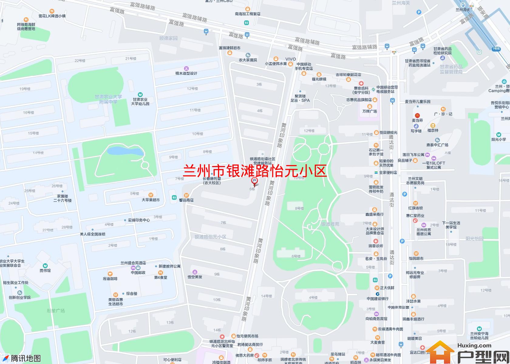 银滩路怡元小区小区 - 户型网
