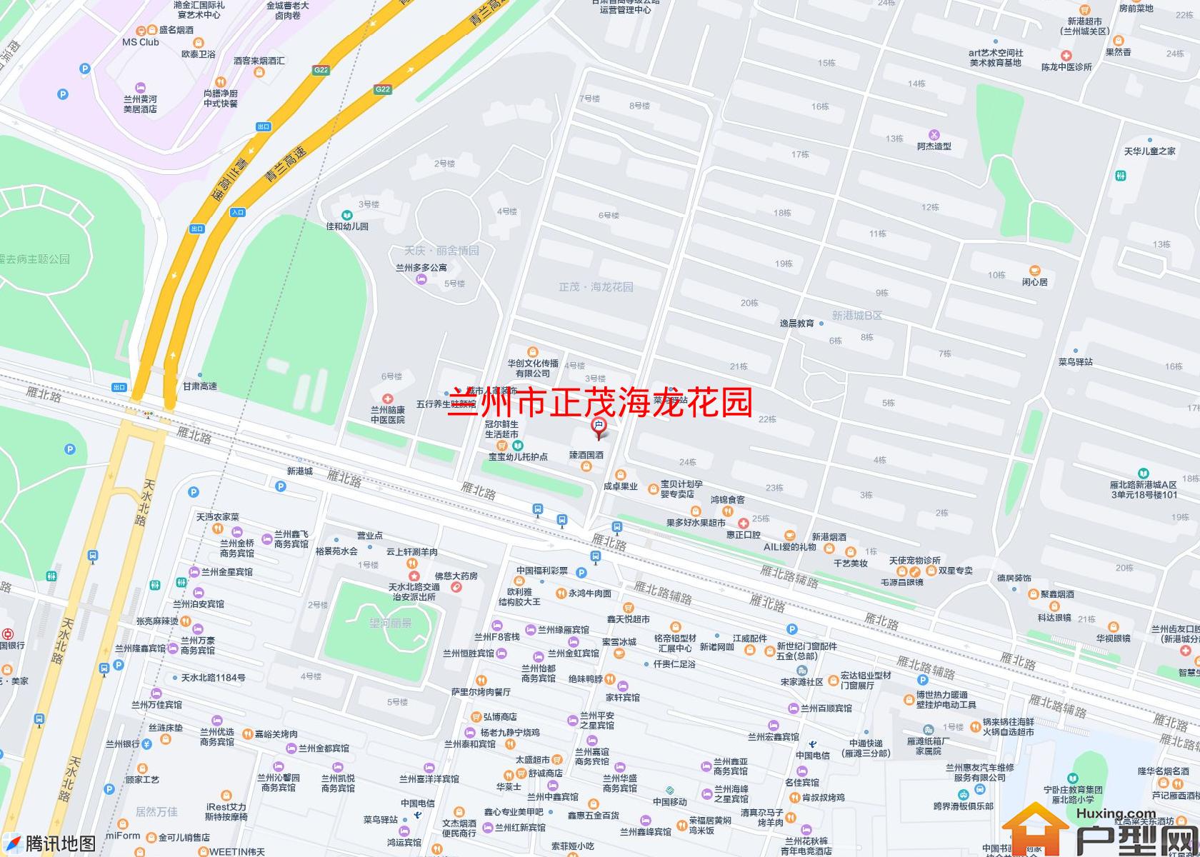 正茂海龙花园小区 - 户型网