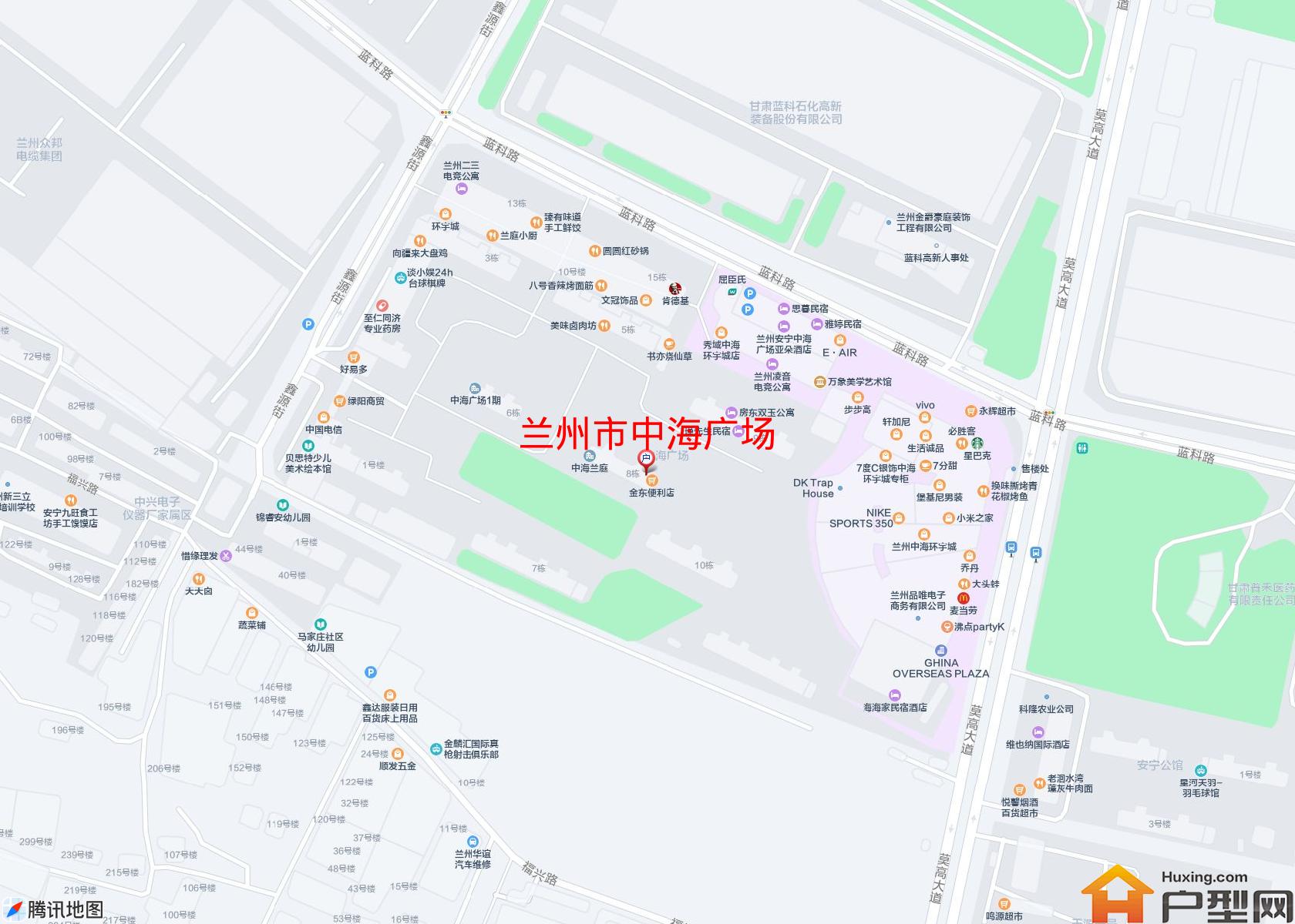 中海广场小区 - 户型网