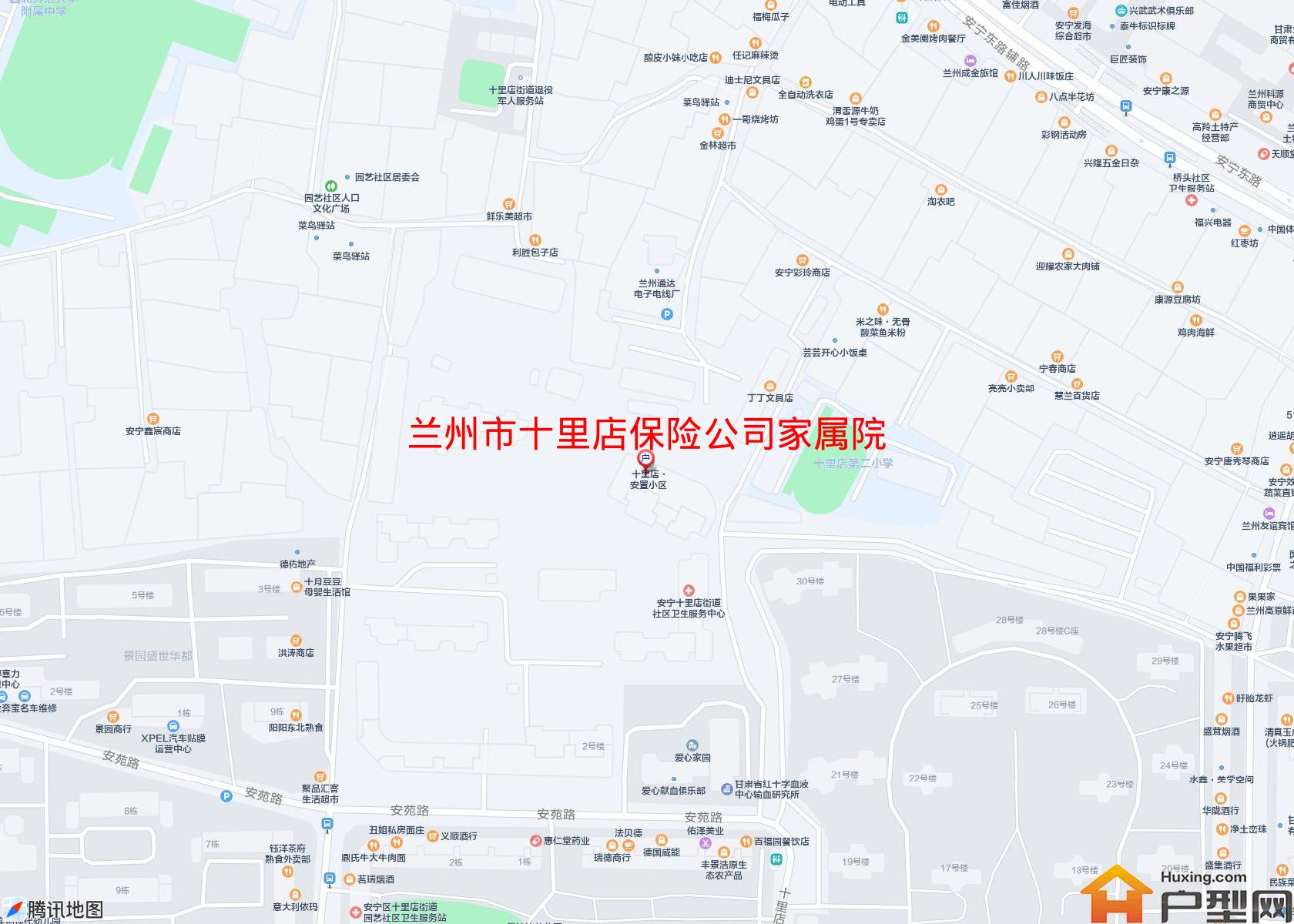 十里店保险公司家属院小区 - 户型网
