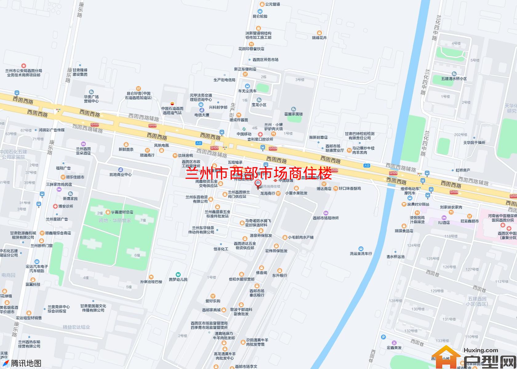 西部市场商住楼小区 - 户型网