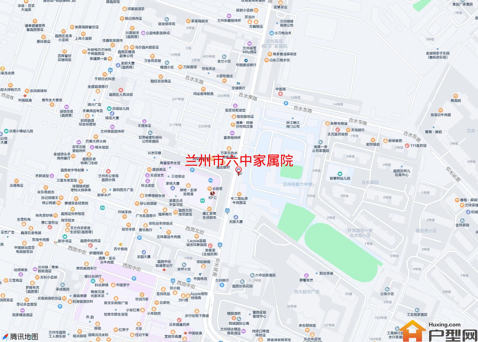 六中家属院小区 - 户型网