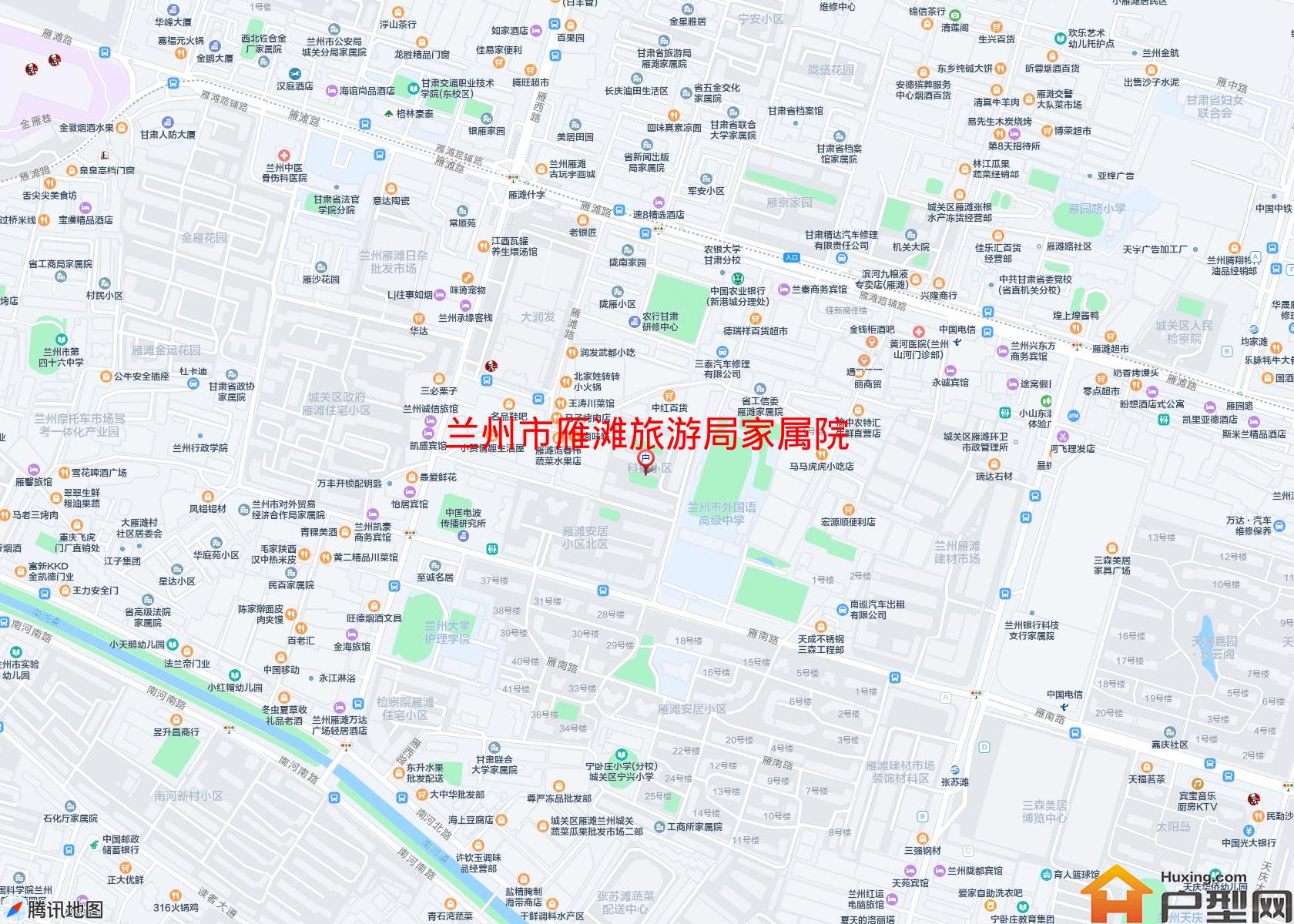 雁滩旅游局家属院小区 - 户型网