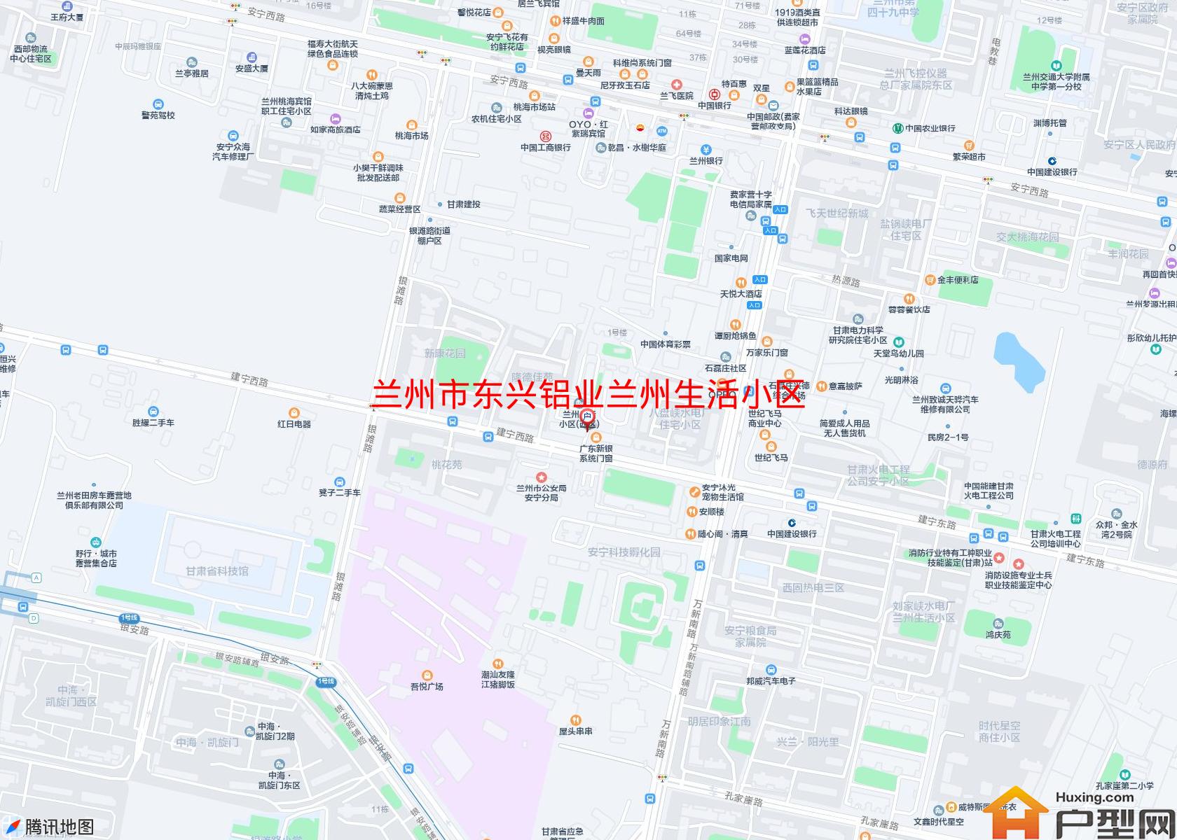 东兴铝业兰州生活小区西区小区 - 户型网