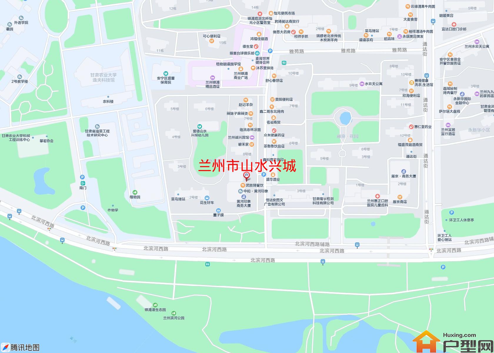 山水兴城小区 - 户型网