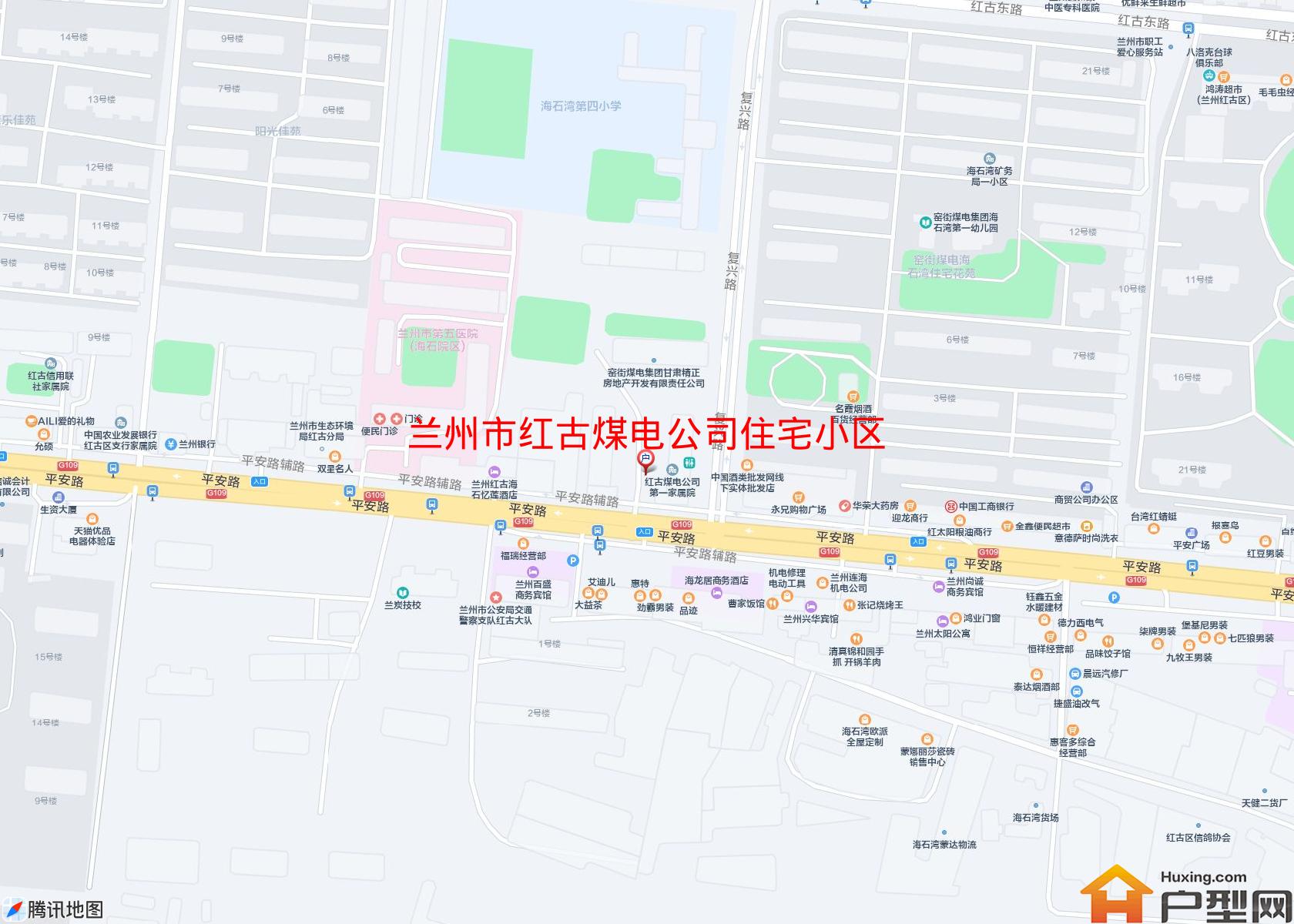 红古煤电公司住宅小区1区小区 - 户型网