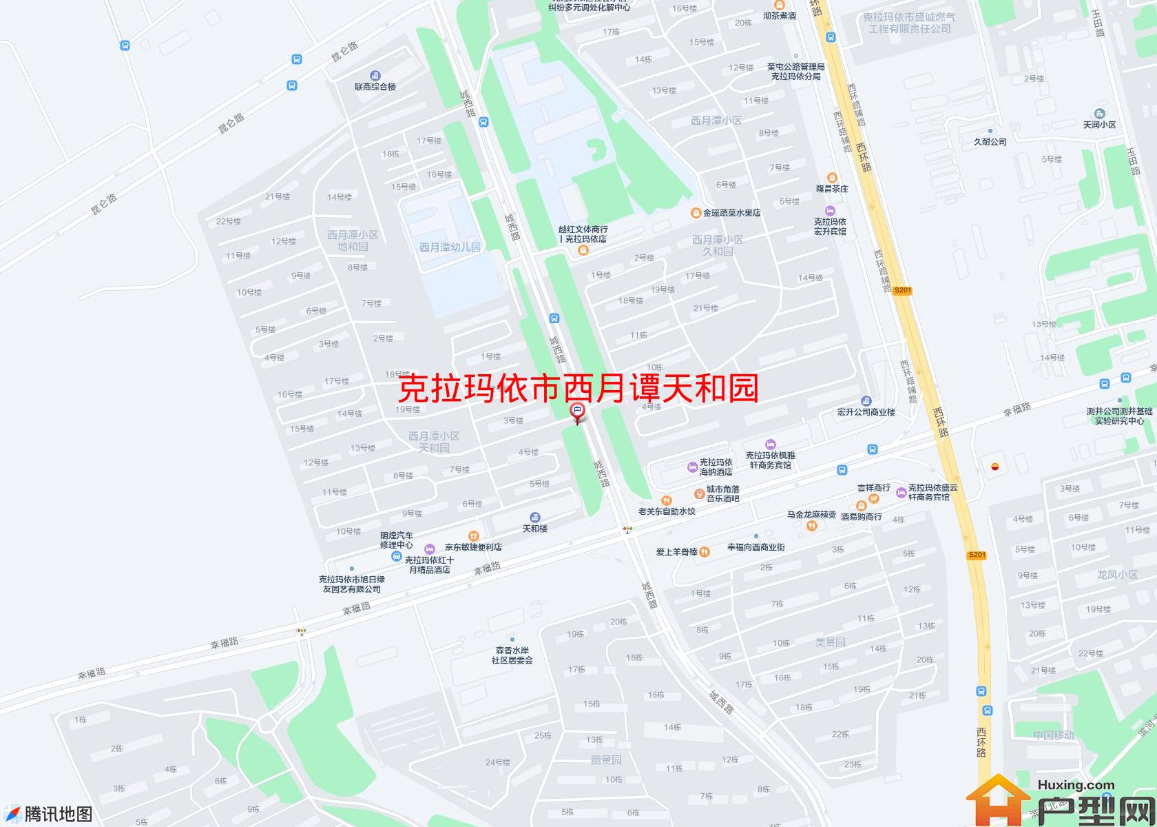 西月谭天和园小区 - 户型网