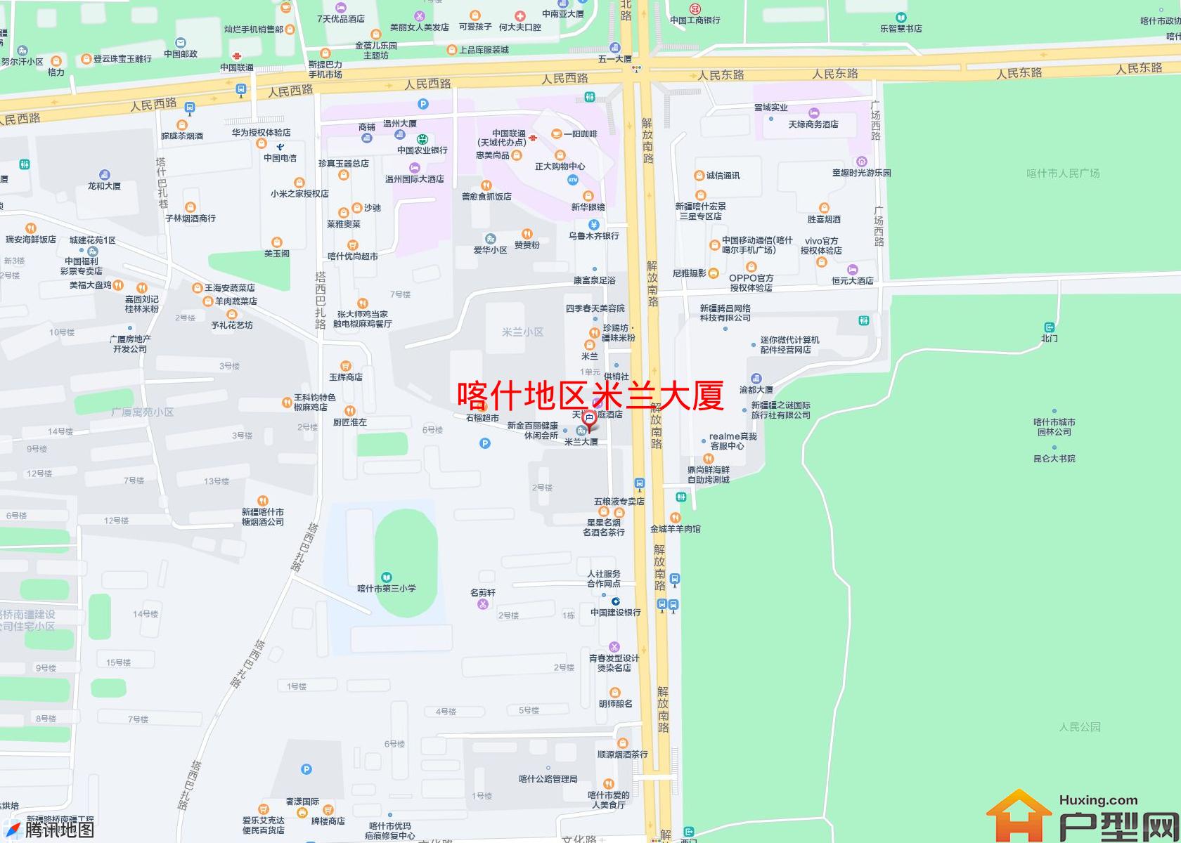 米兰大厦小区 - 户型网