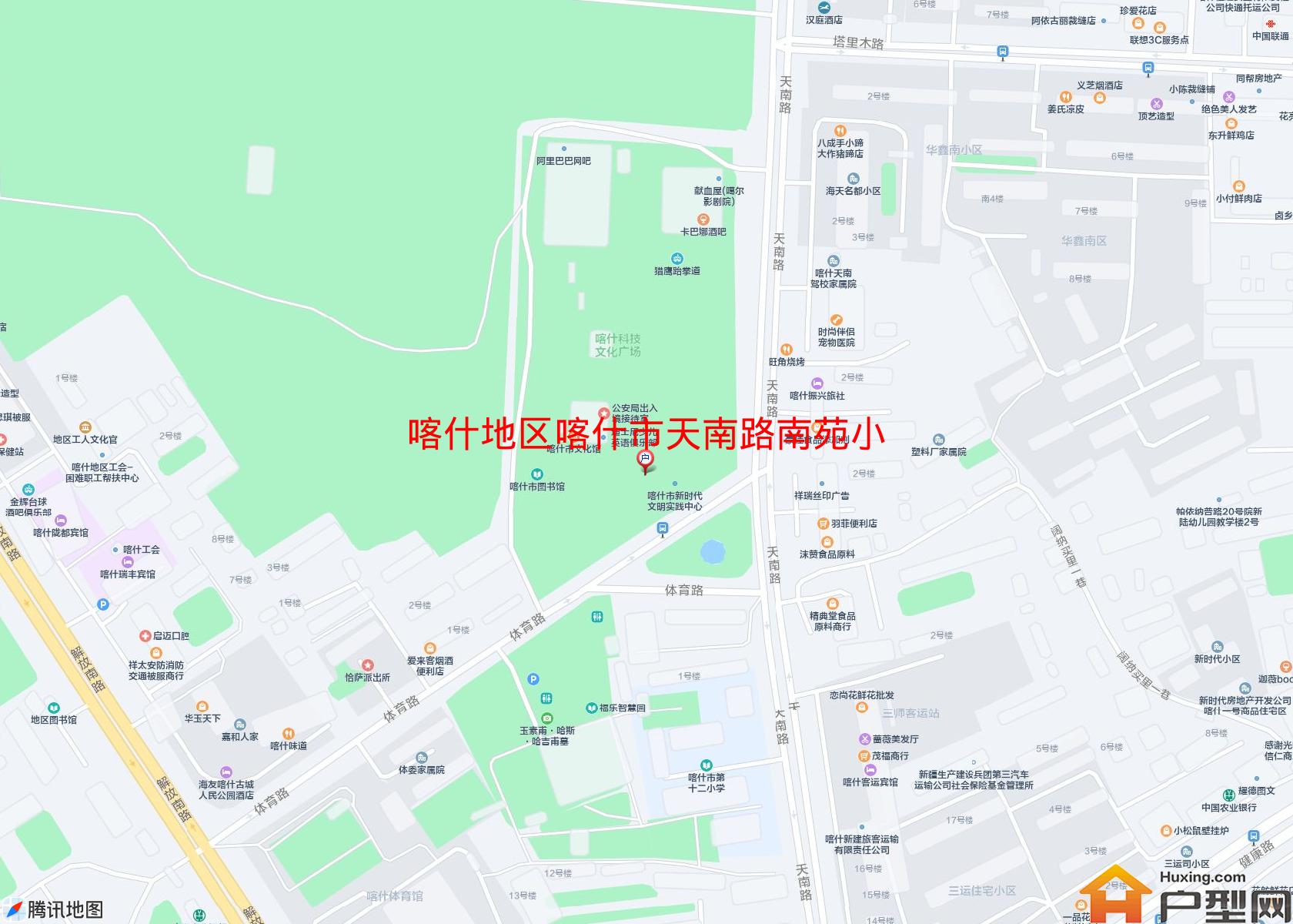 喀什市天南路南苑小区1号楼2单元小区 - 户型网
