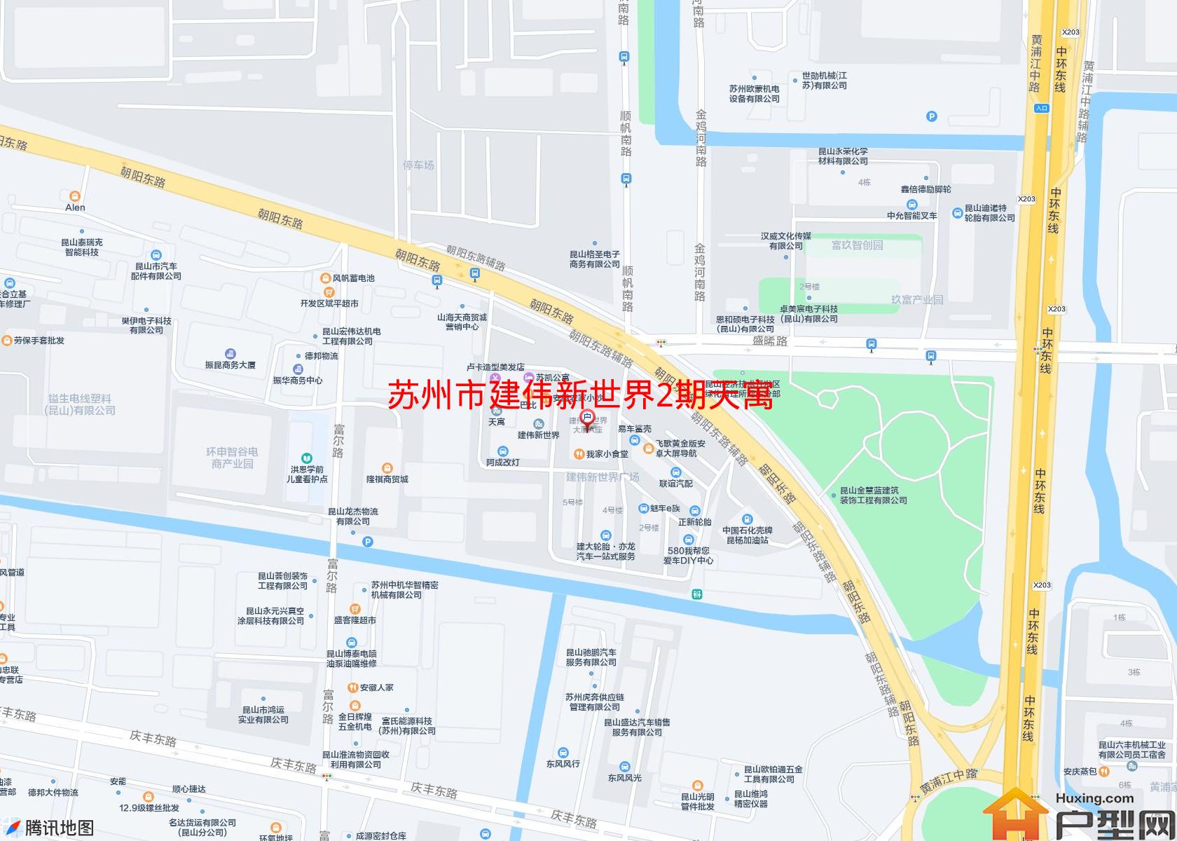 建伟新世界2期天寓小区 - 户型网