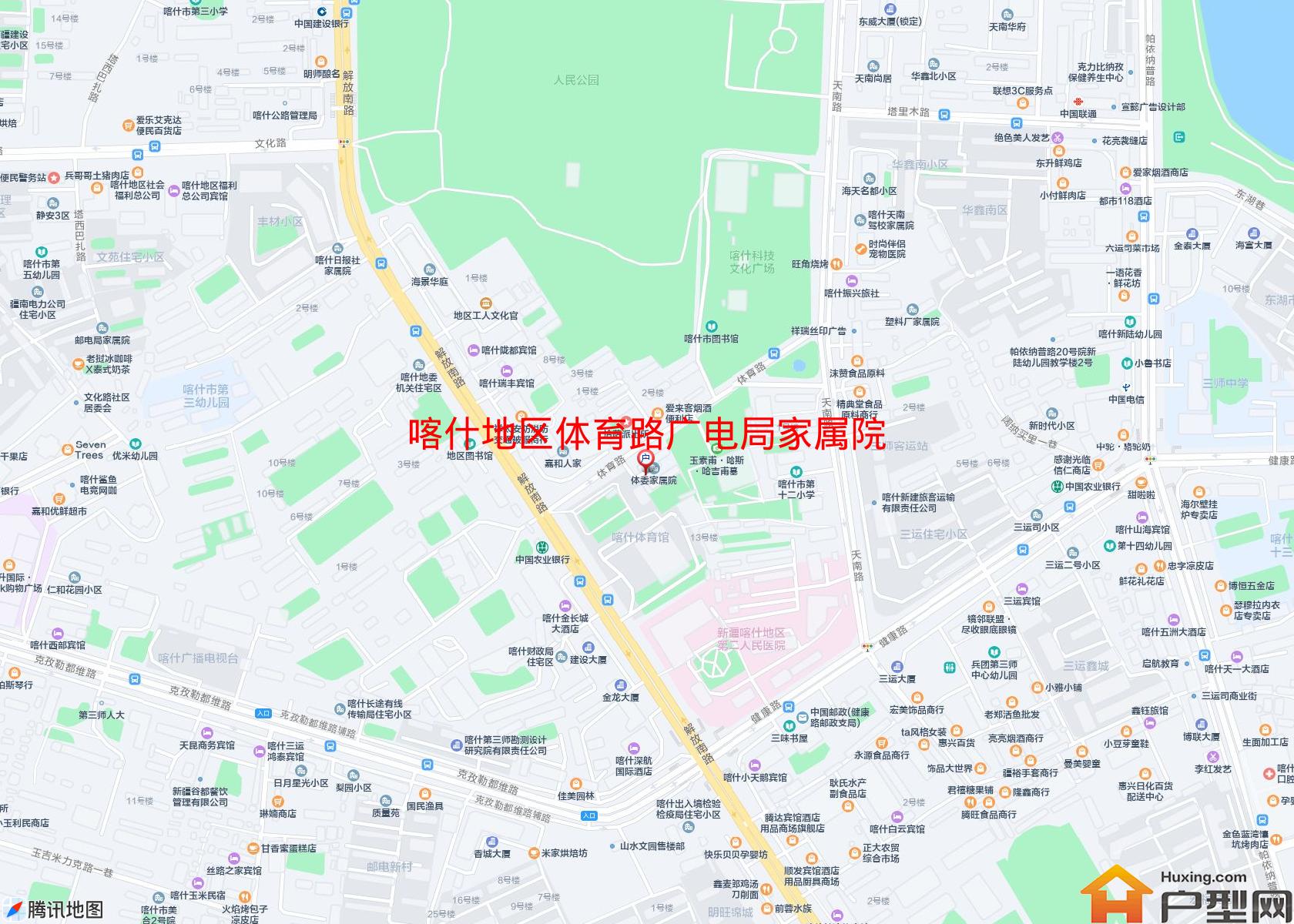 体育路广电局家属院小区 - 户型网
