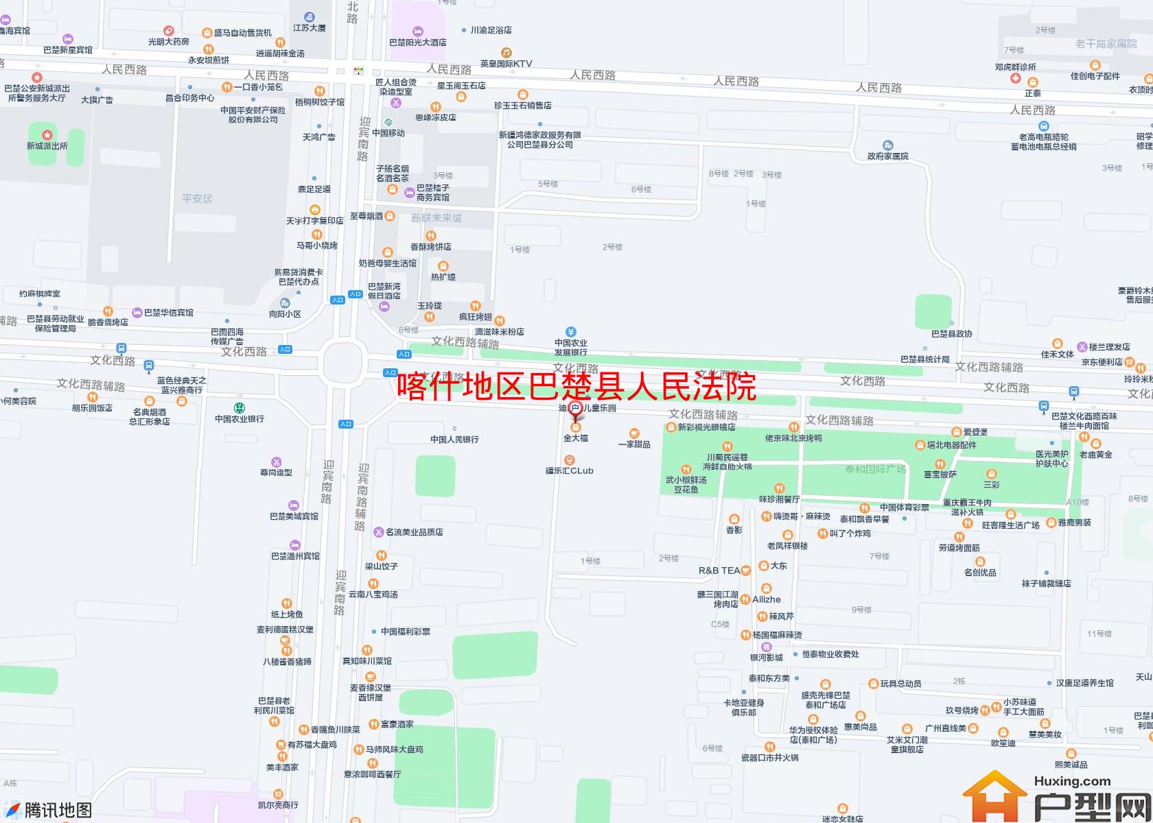 巴楚县人民法院小区 - 户型网