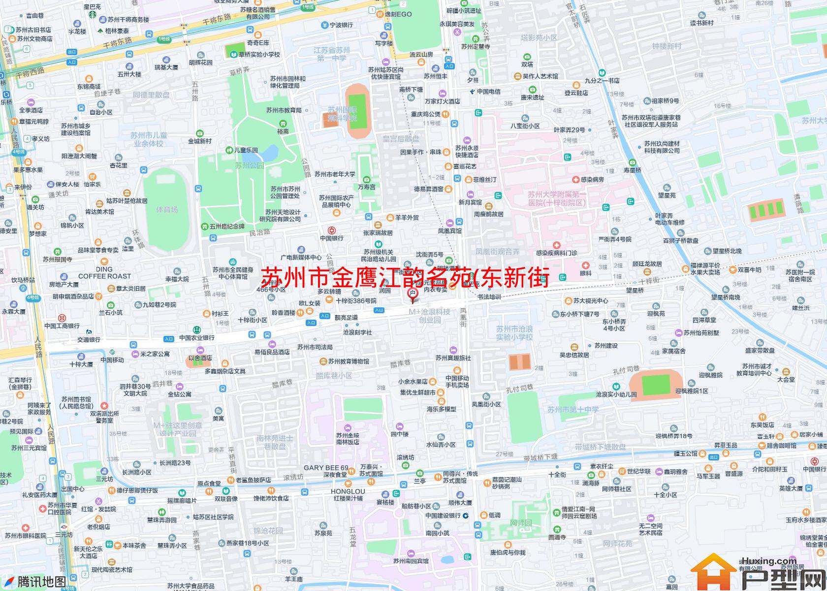 金鹰江韵名苑(东新街与黄河路交汇处)小区 - 户型网