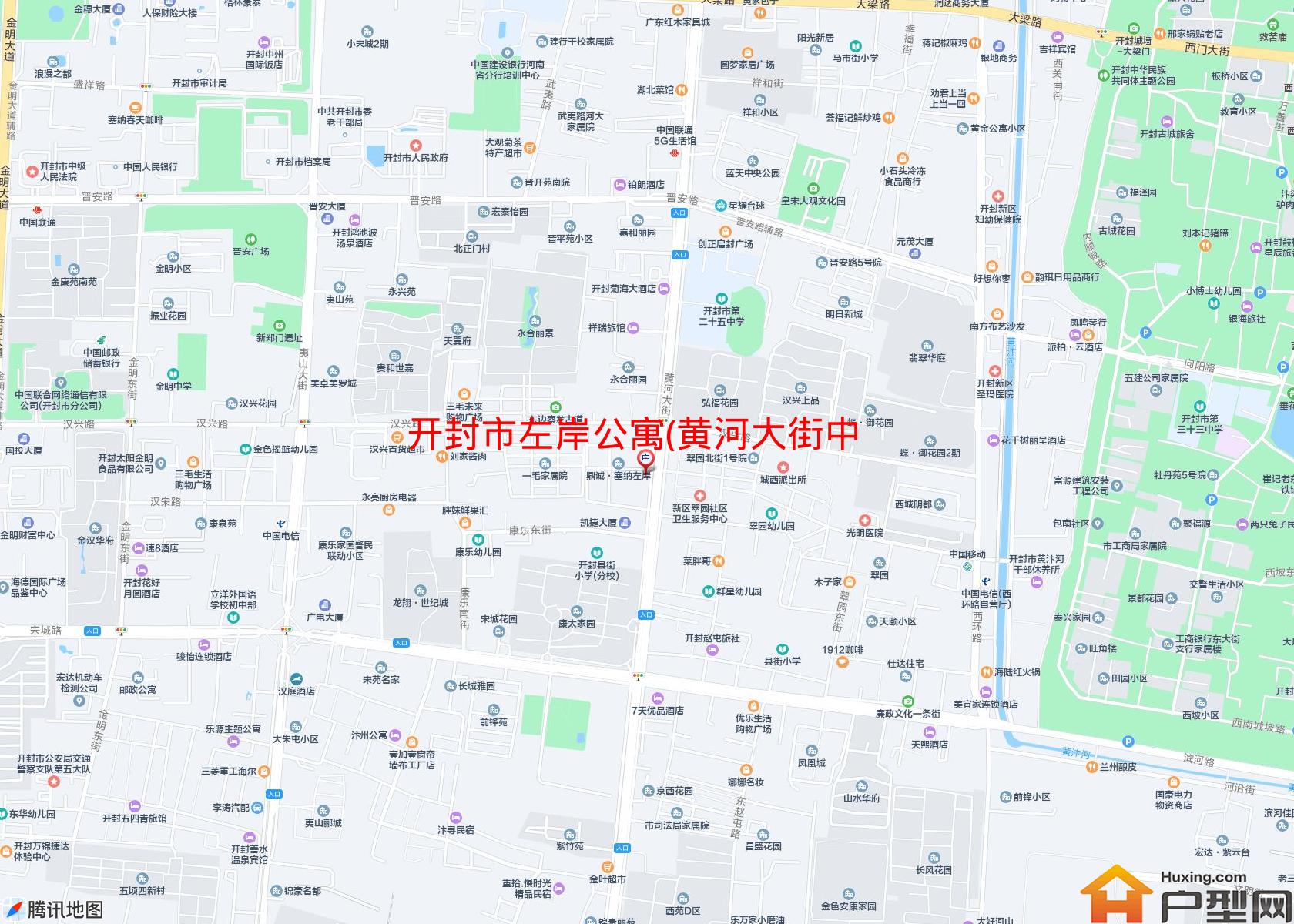 左岸公寓(黄河大街中段)小区 - 户型网