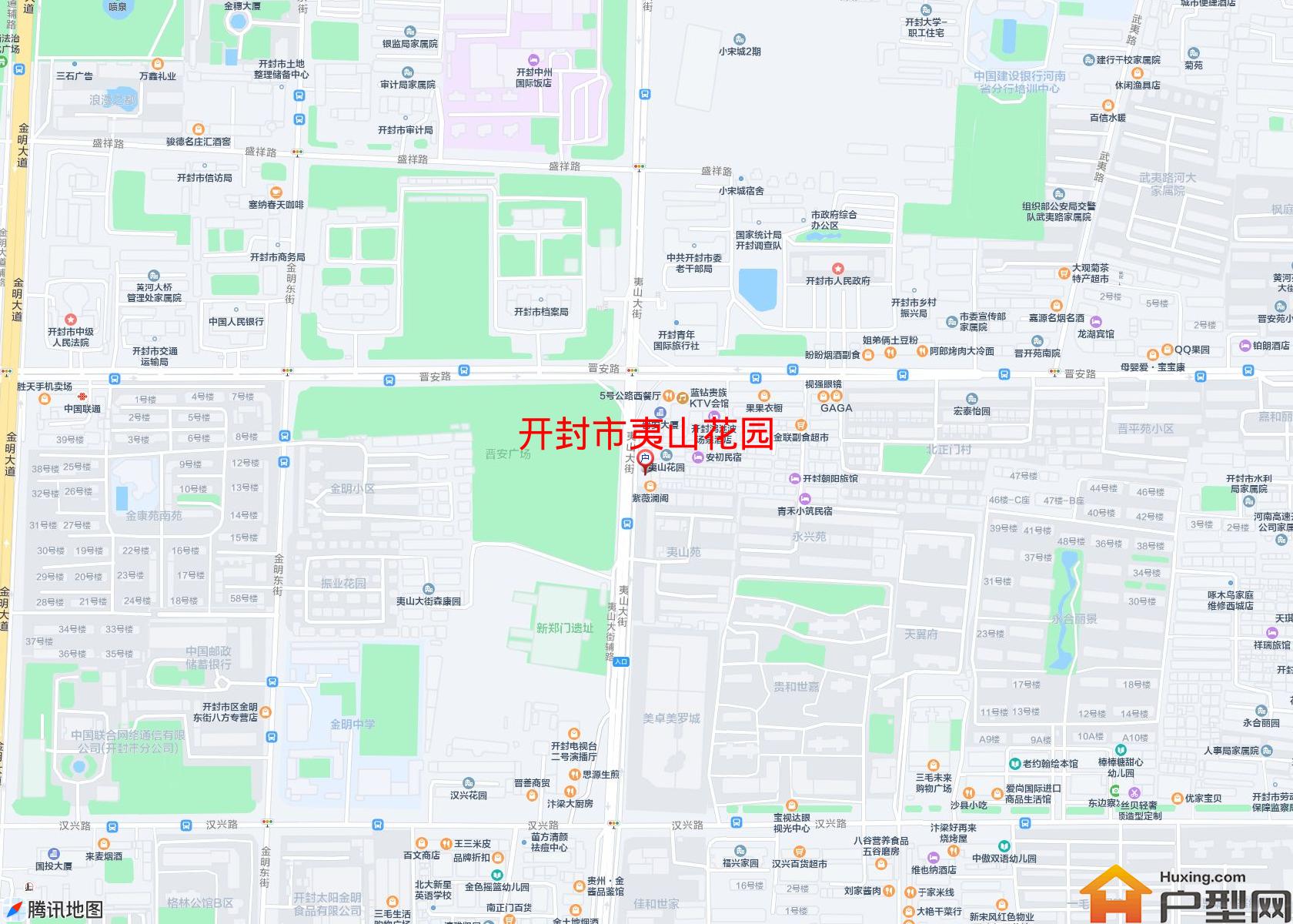 夷山花园小区 - 户型网