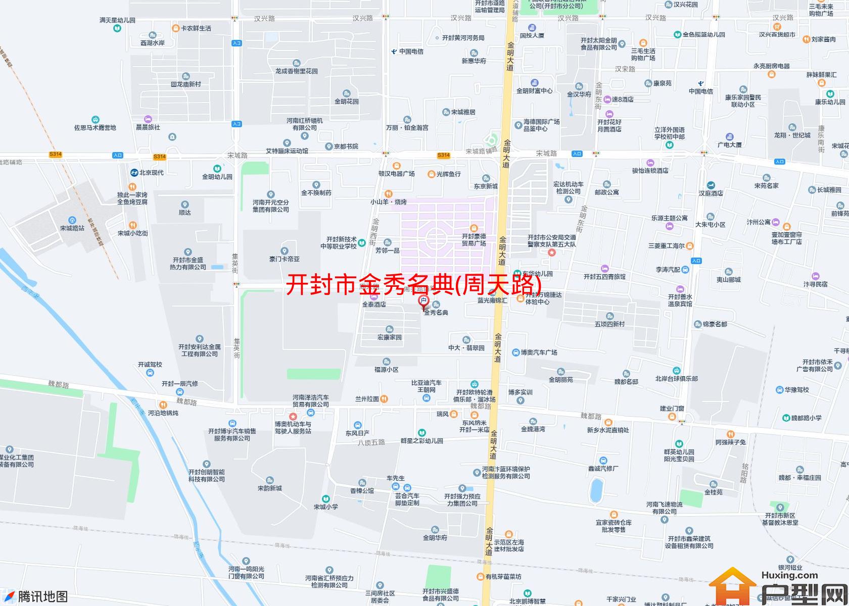 金秀名典(周天路)小区 - 户型网