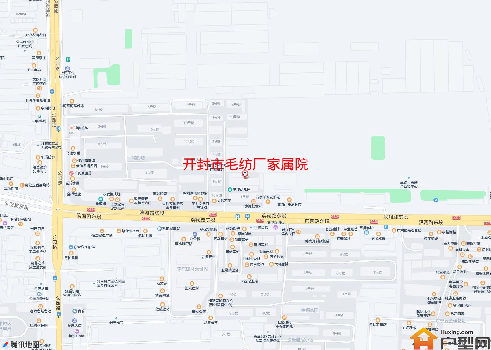 毛纺厂家属院小区 - 户型网