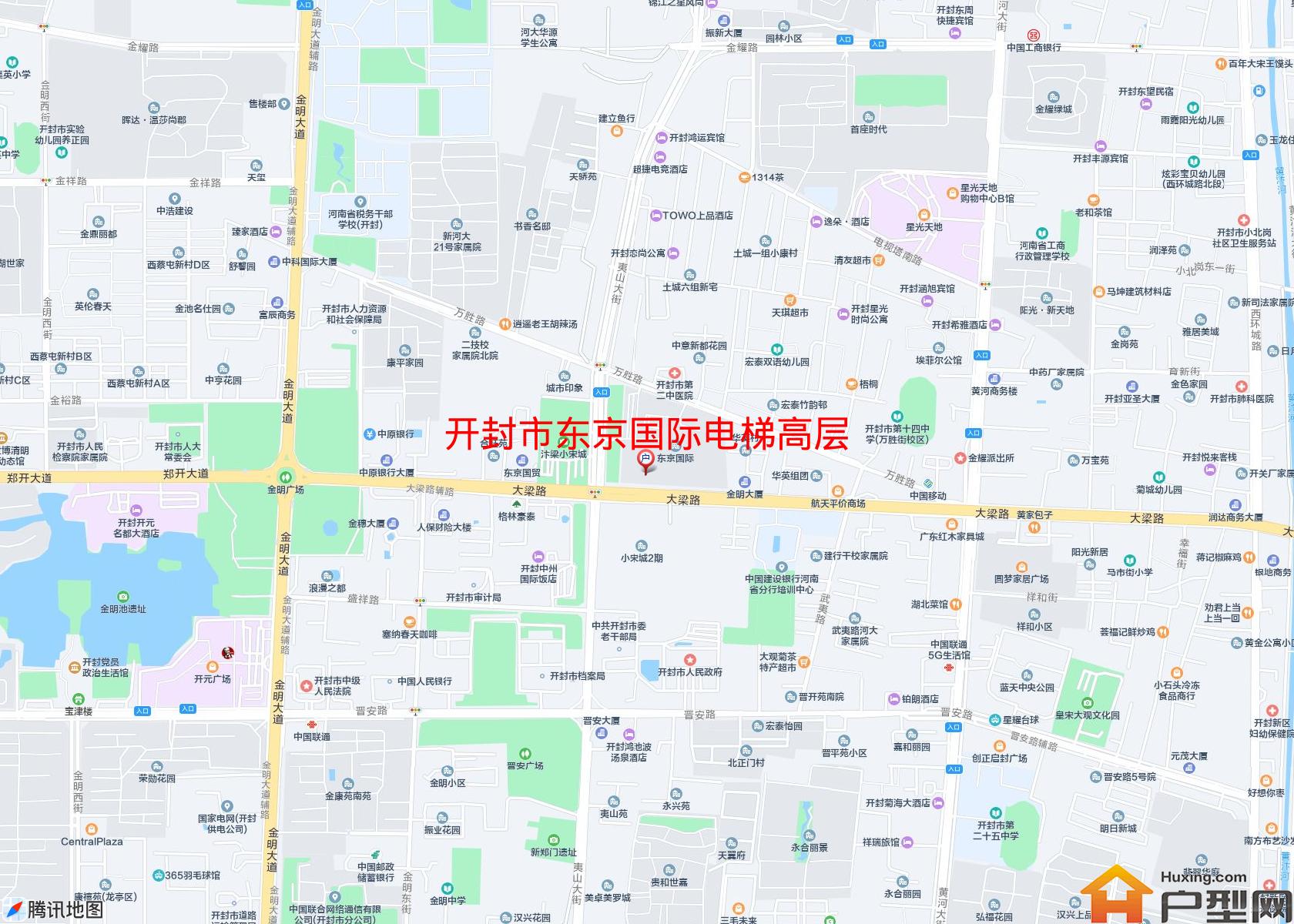 东京国际电梯高层小区 - 户型网