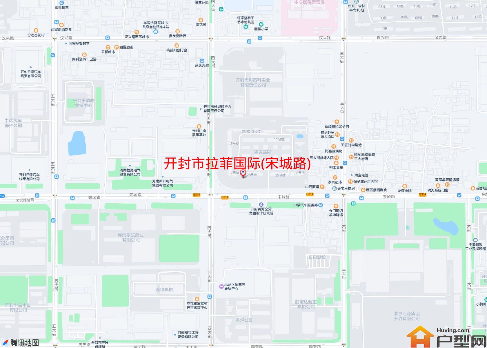 拉菲国际(宋城路)小区 - 户型网