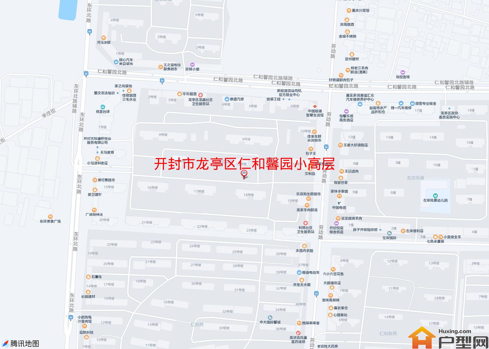 龙亭区仁和馨园小高层小区 - 户型网