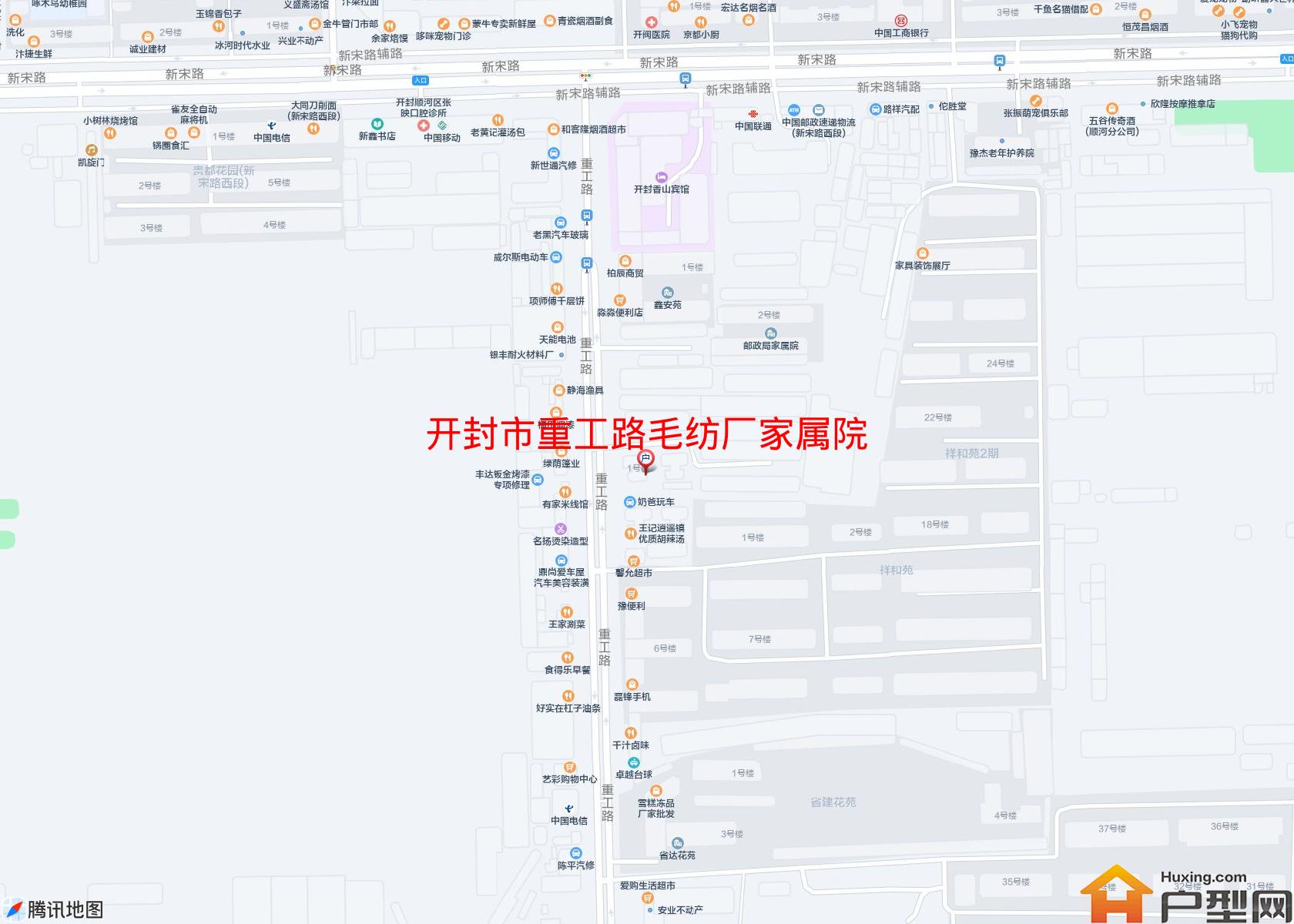 重工路毛纺厂家属院小区 - 户型网