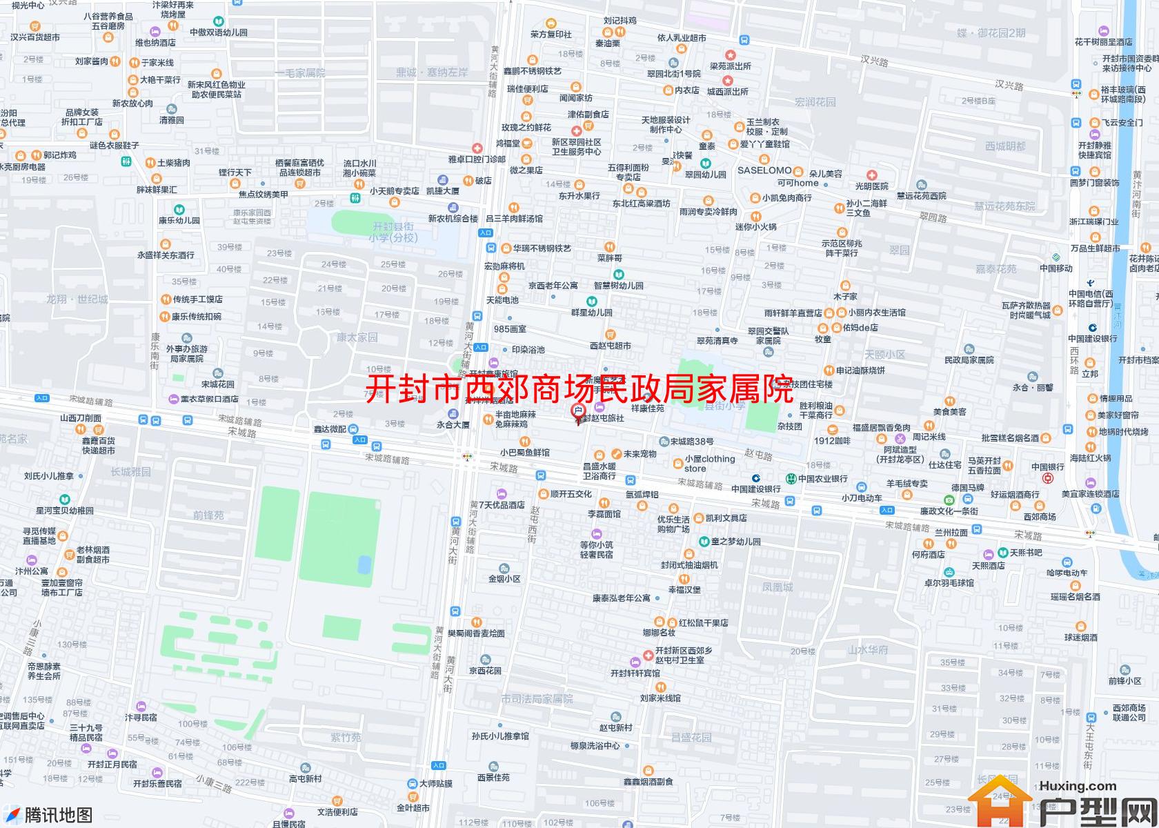 西郊商场民政局家属院小区 - 户型网