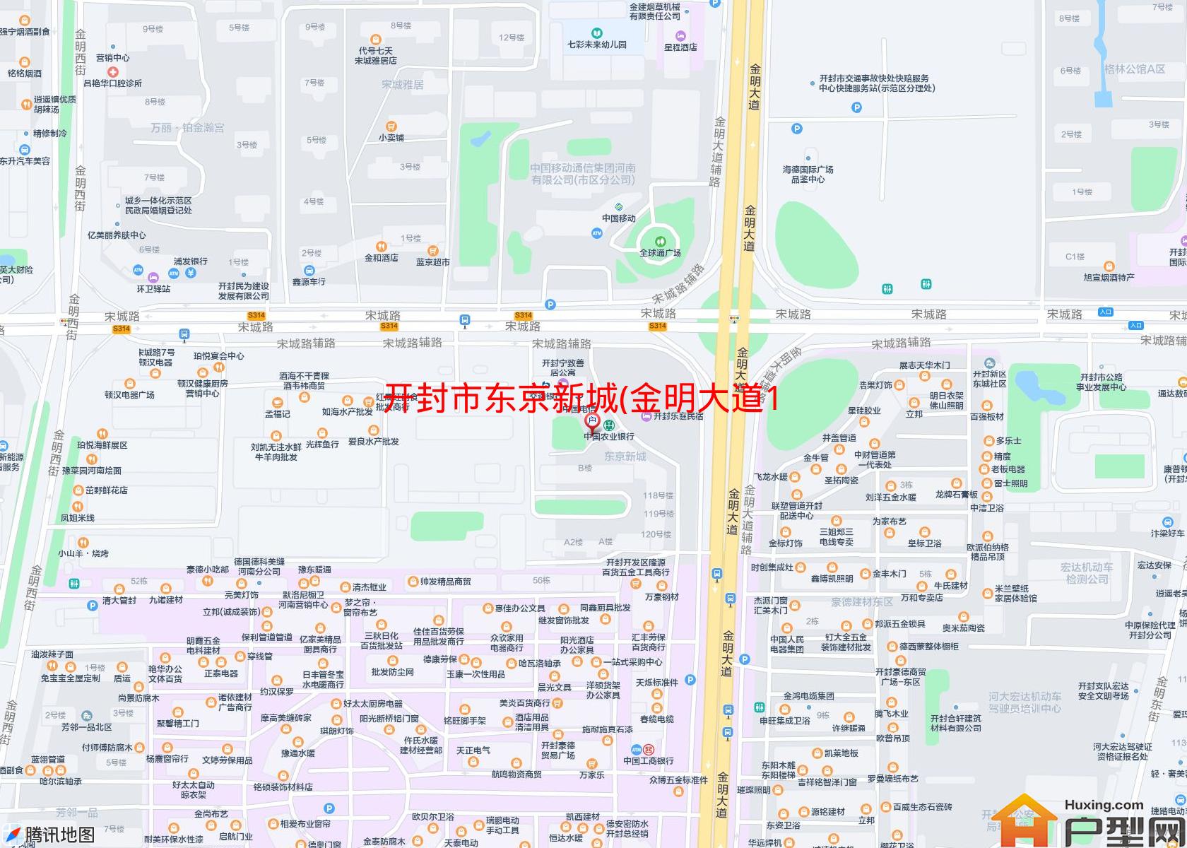 东京新城(金明大道137号)小区 - 户型网