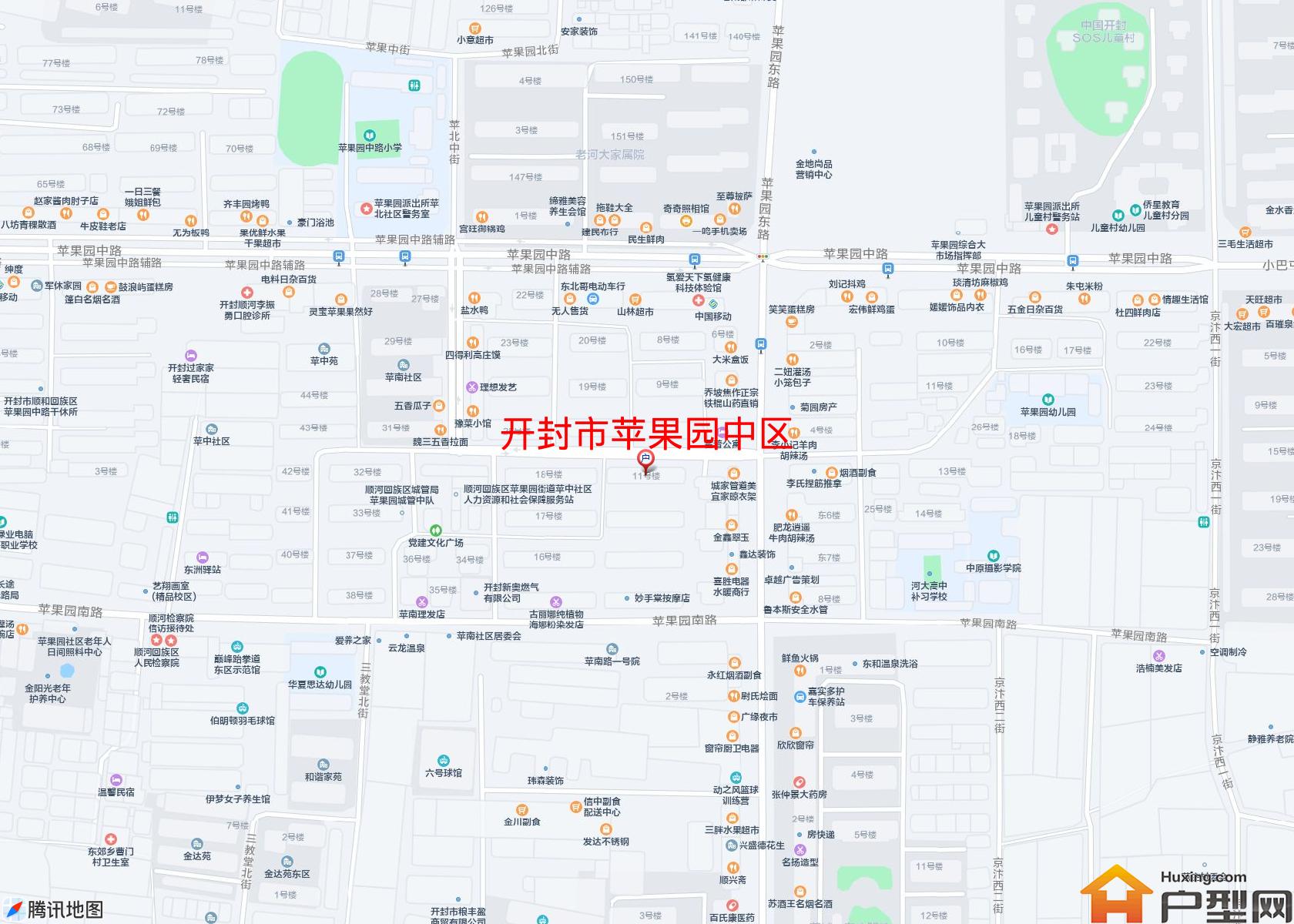 苹果园中区小区 - 户型网