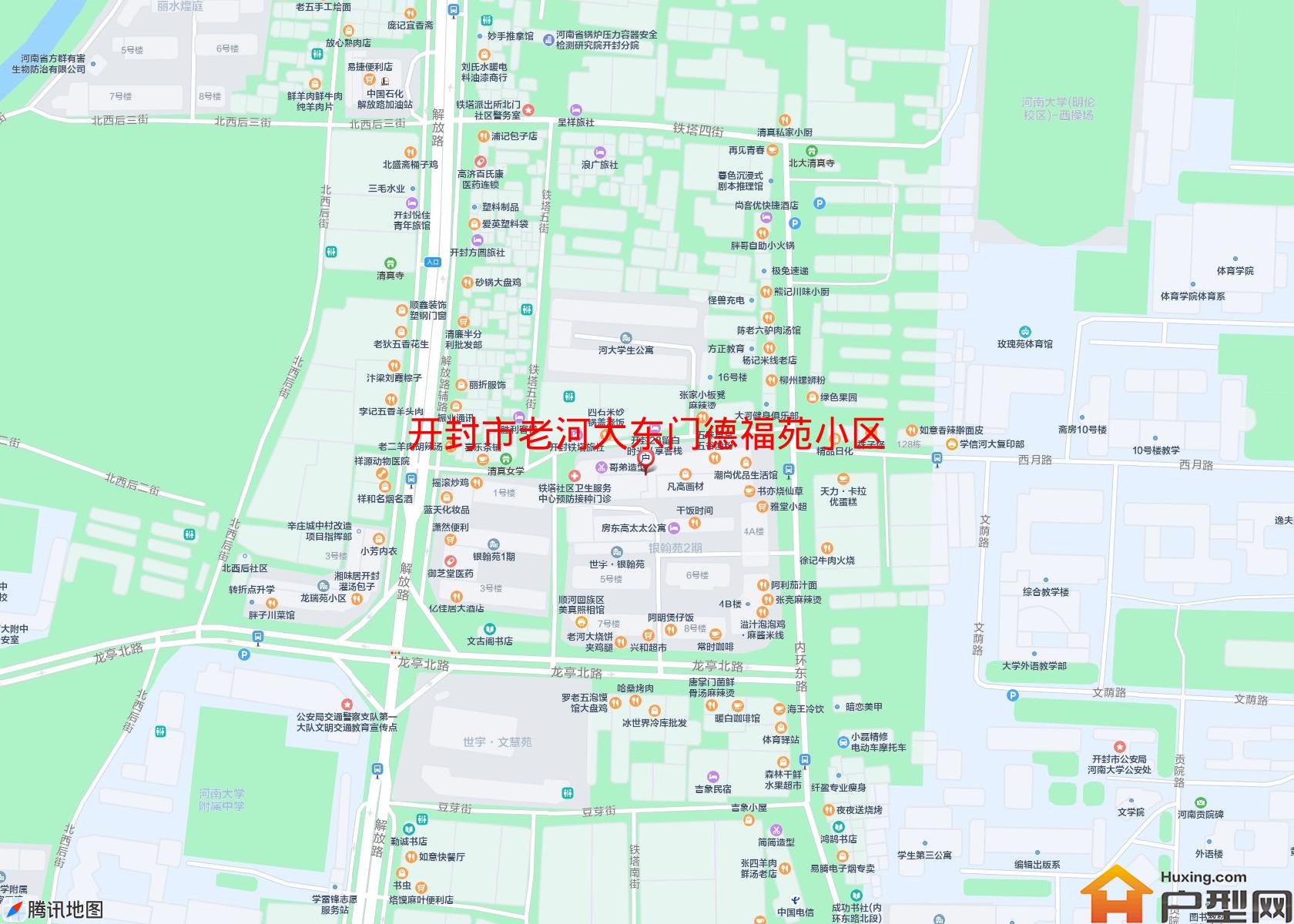 老河大东门德福苑小区小区 - 户型网