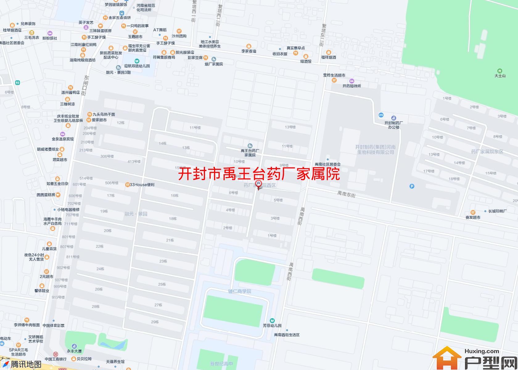 禹王台药厂家属院小区 - 户型网