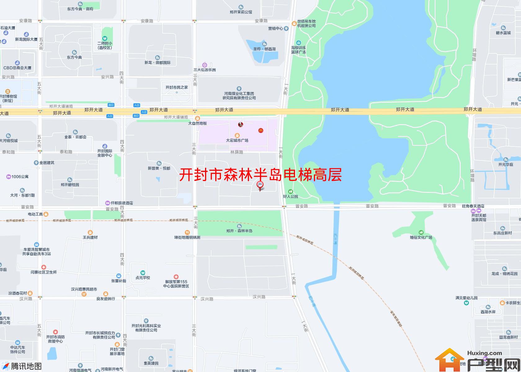 森林半岛电梯高层小区 - 户型网