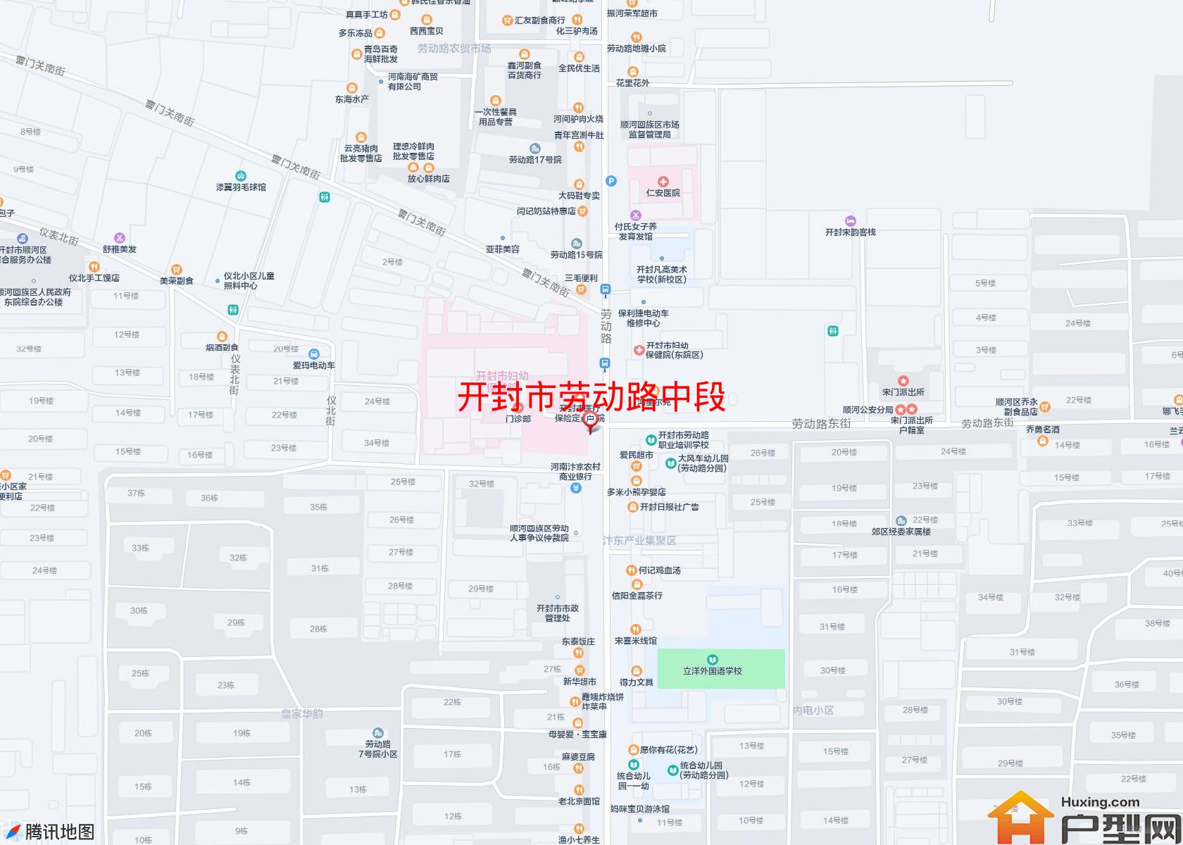 劳动路中段小区 - 户型网
