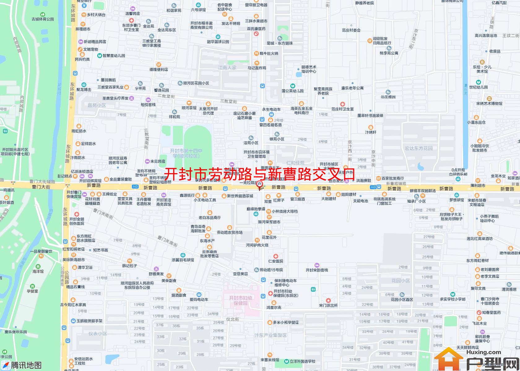 劳动路与新曹路交叉口小区 - 户型网