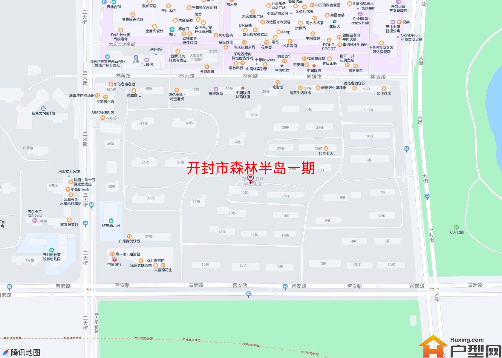 森林半岛一期小区 - 户型网