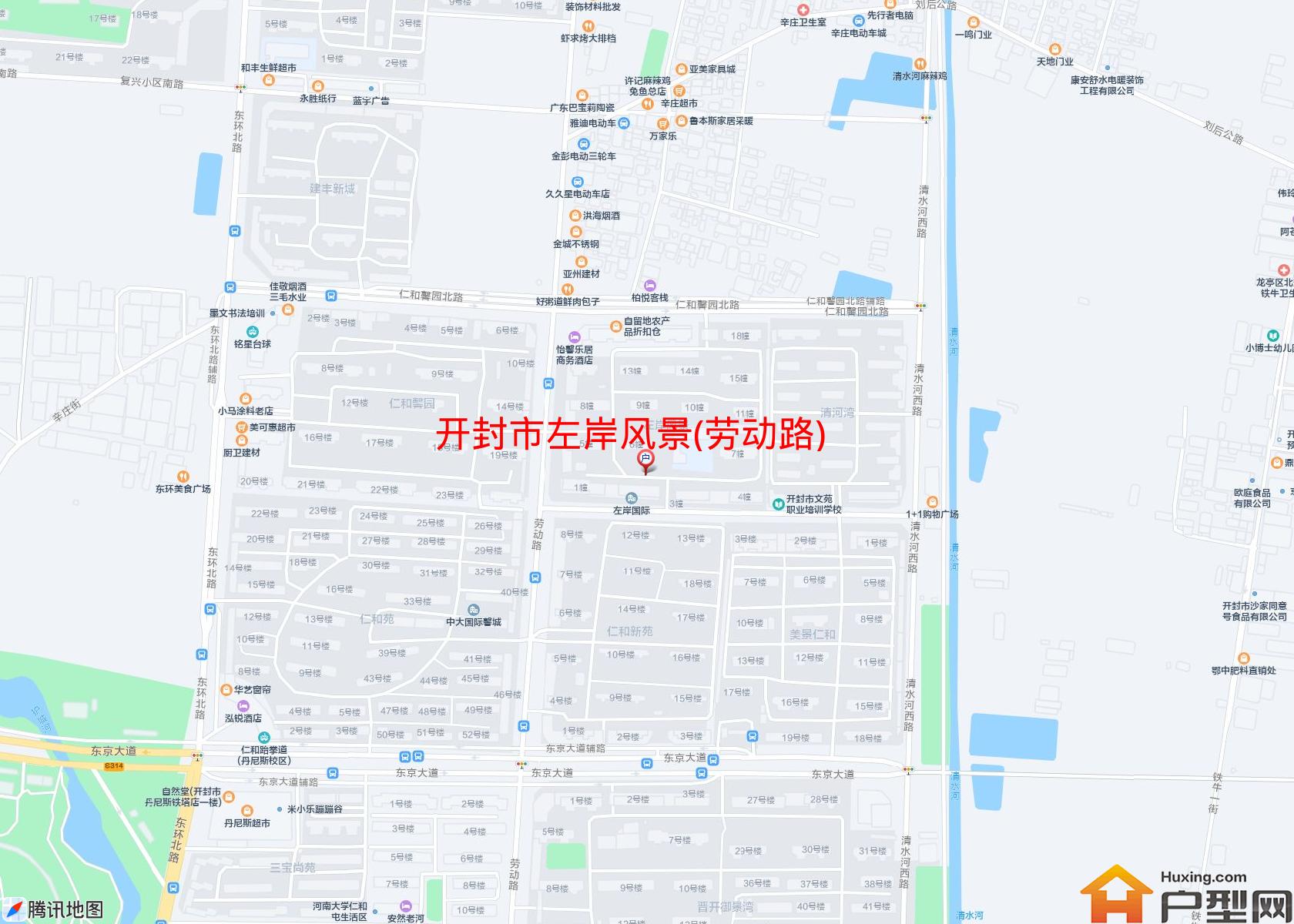 左岸风景(劳动路)小区 - 户型网