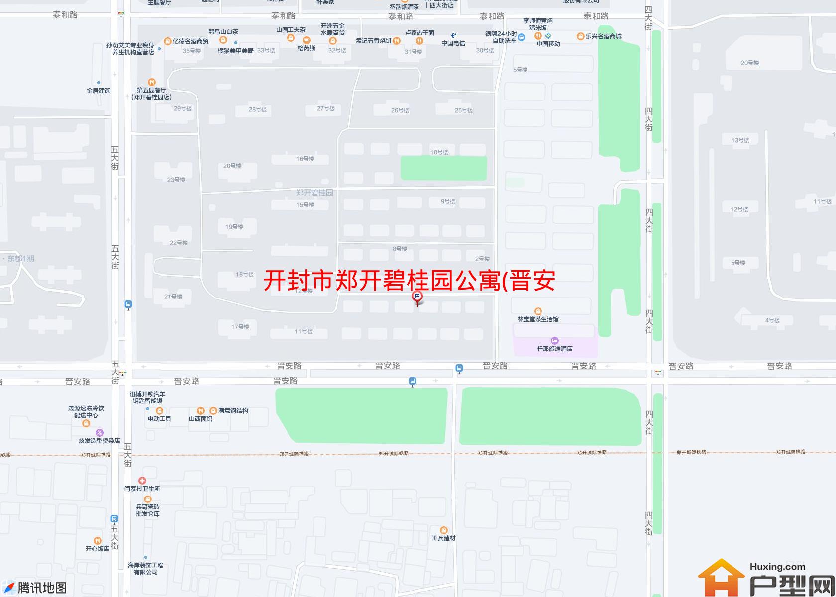 郑开碧桂园公寓(晋安路)小区 - 户型网