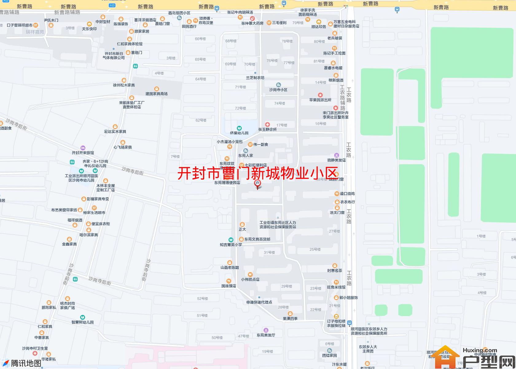 曹门新城物业小区小区 - 户型网