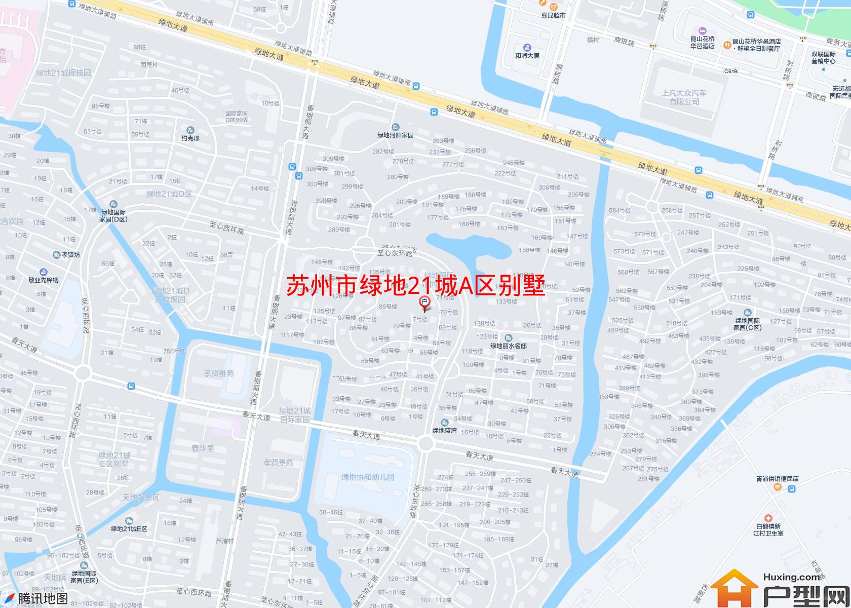 绿地21城A区别墅小区 - 户型网