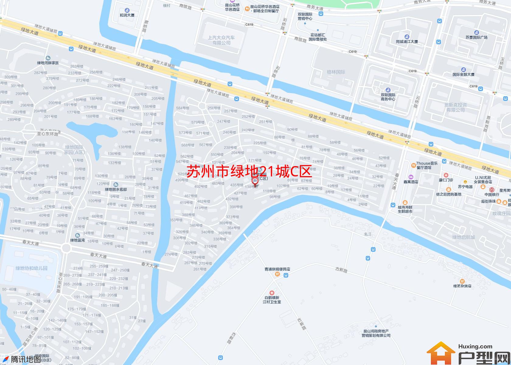 绿地21城C区小区 - 户型网