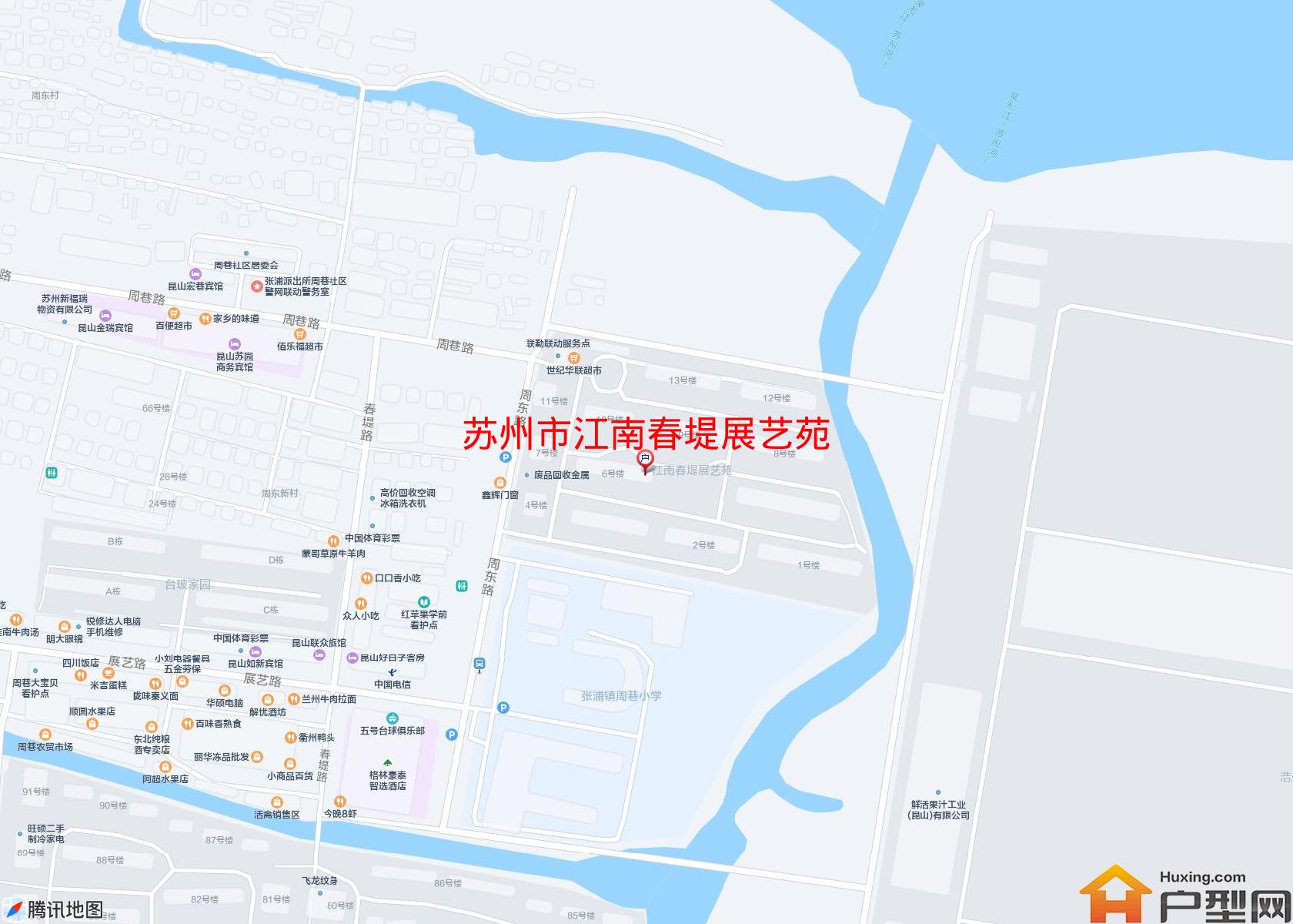 江南春堤展艺苑小区 - 户型网