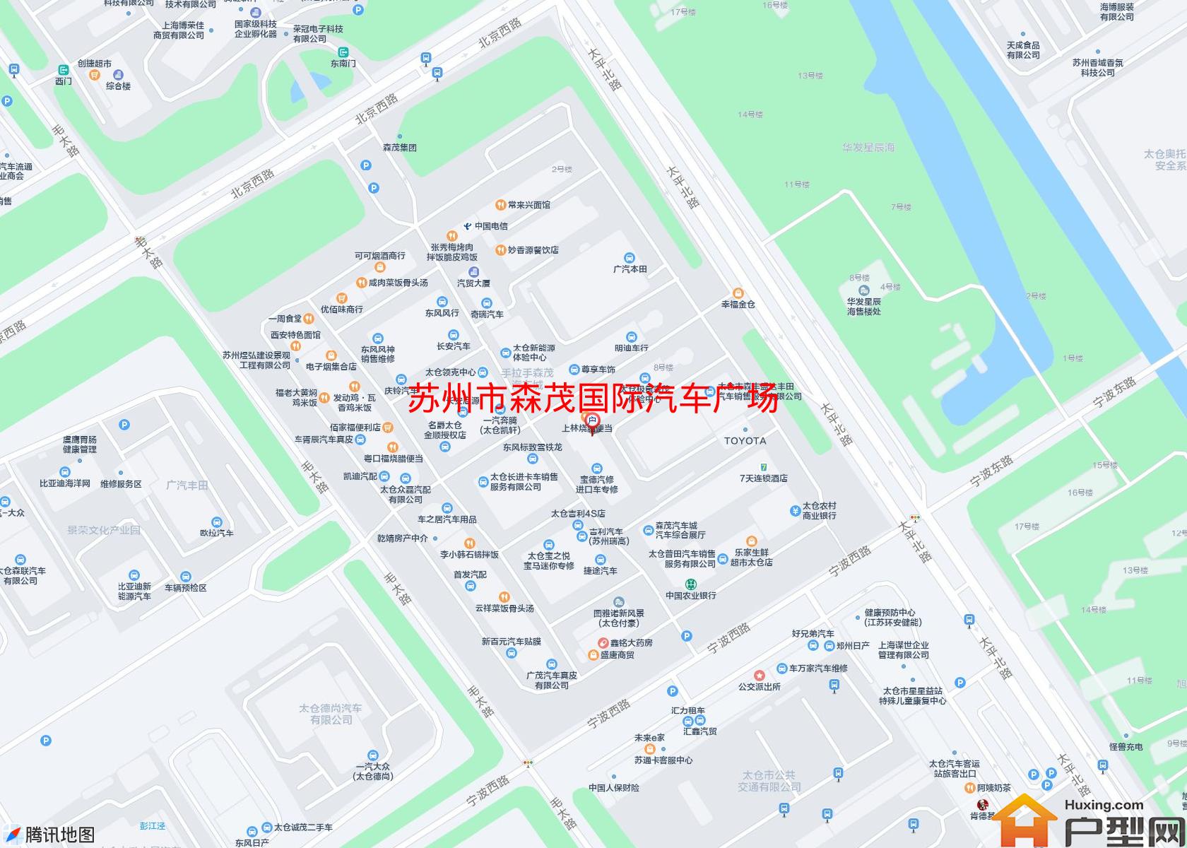 森茂国际汽车广场小区 - 户型网