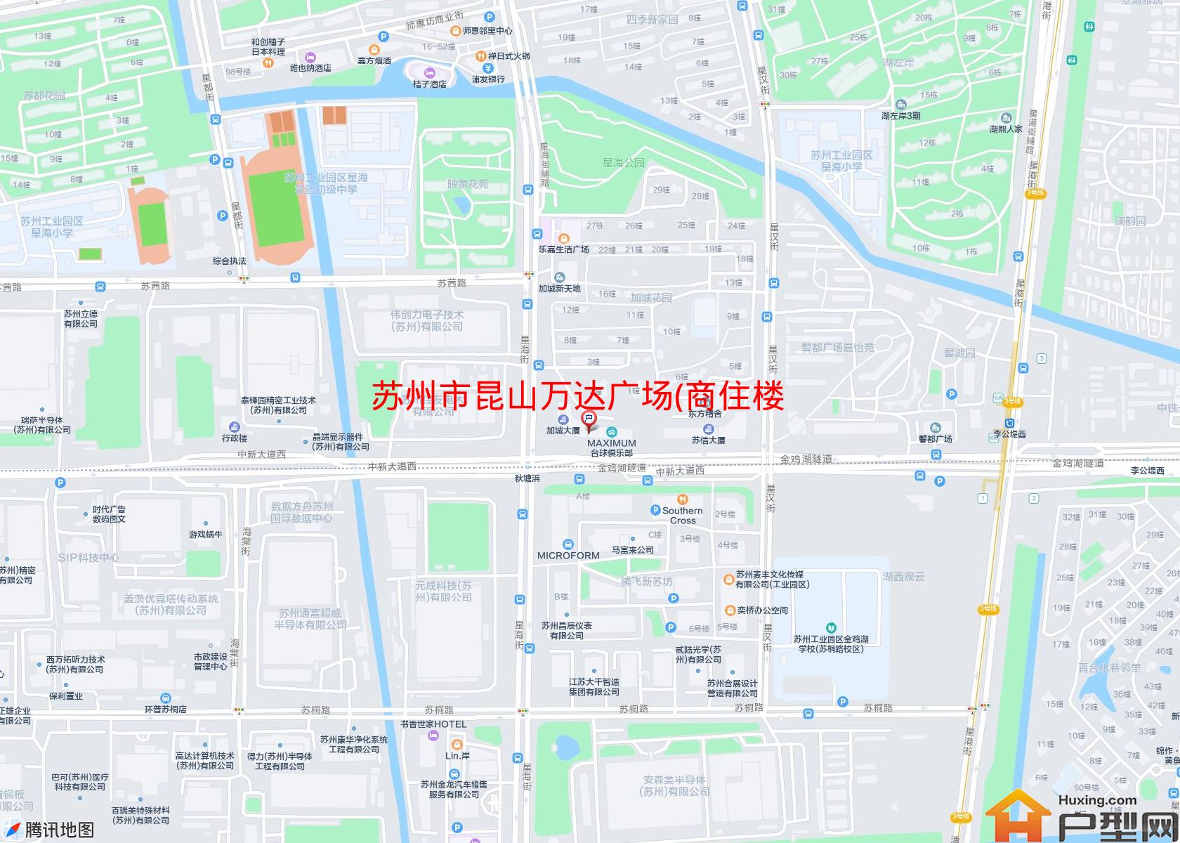昆山万达广场(商住楼)小区 - 户型网
