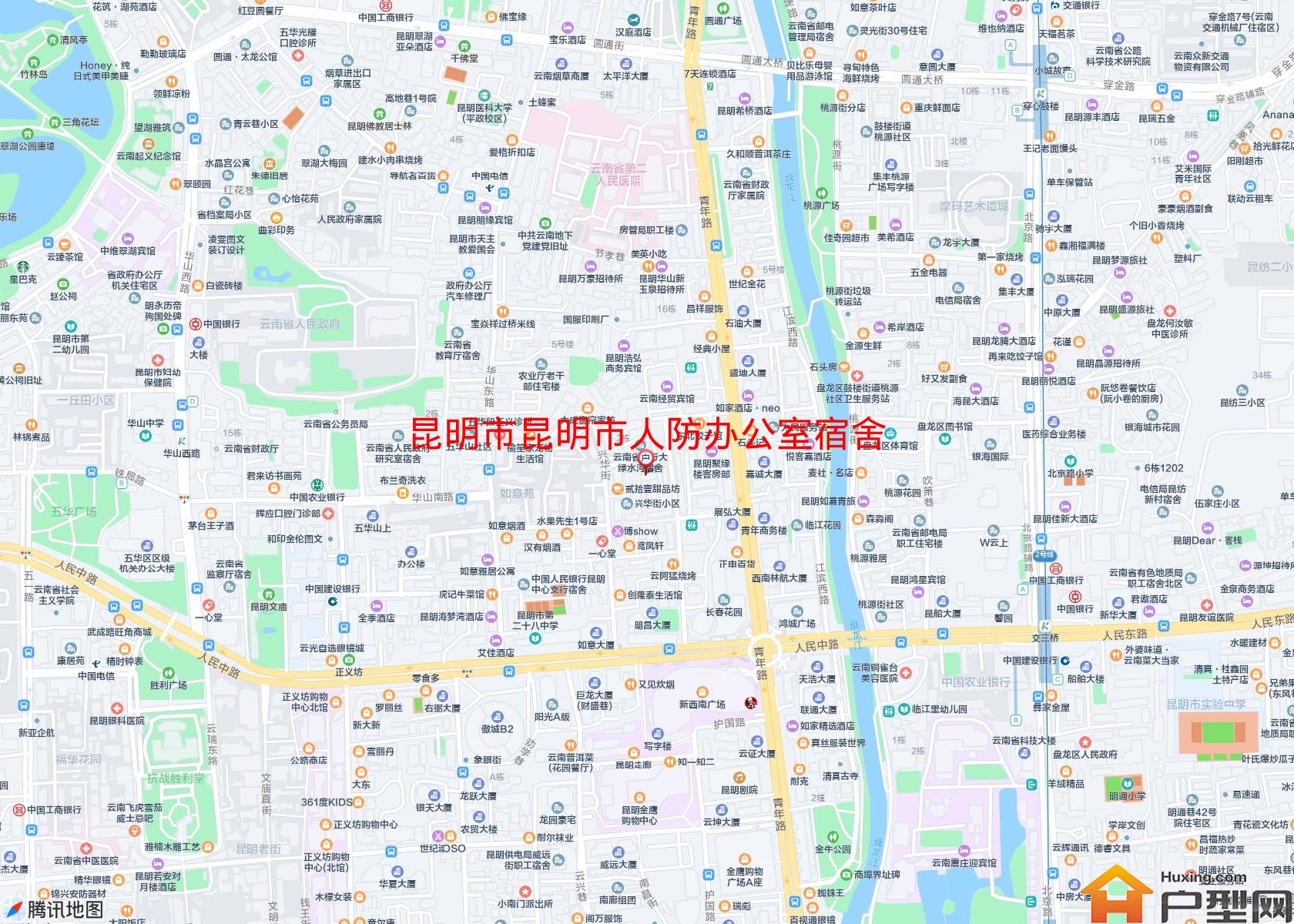 昆明市人防办公室宿舍小区 - 户型网