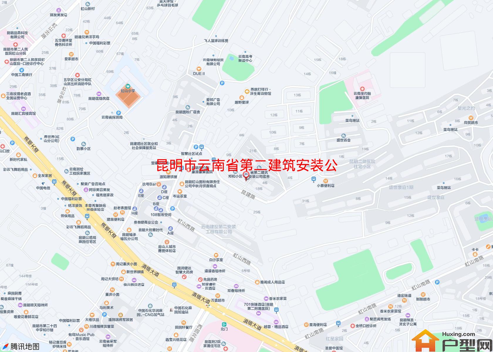 云南省第二建筑安装公司宿舍小区 - 户型网