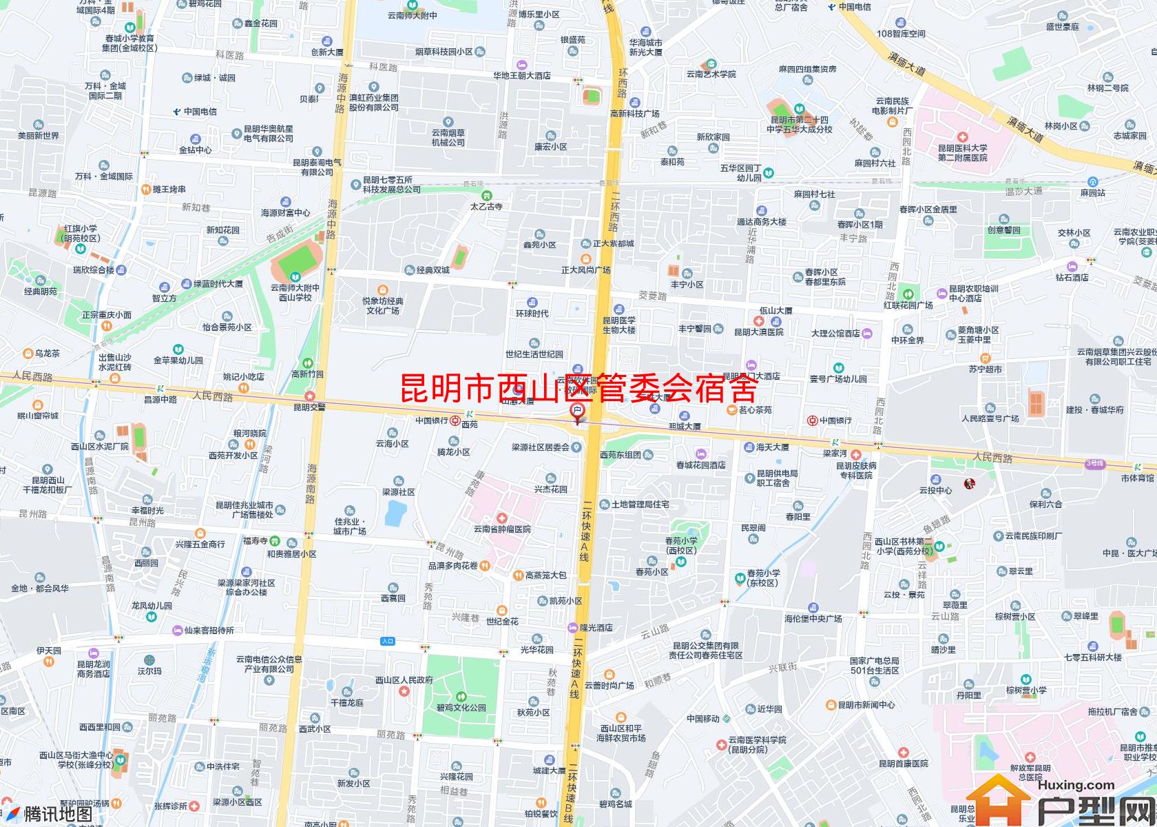 西山区管委会宿舍小区 - 户型网