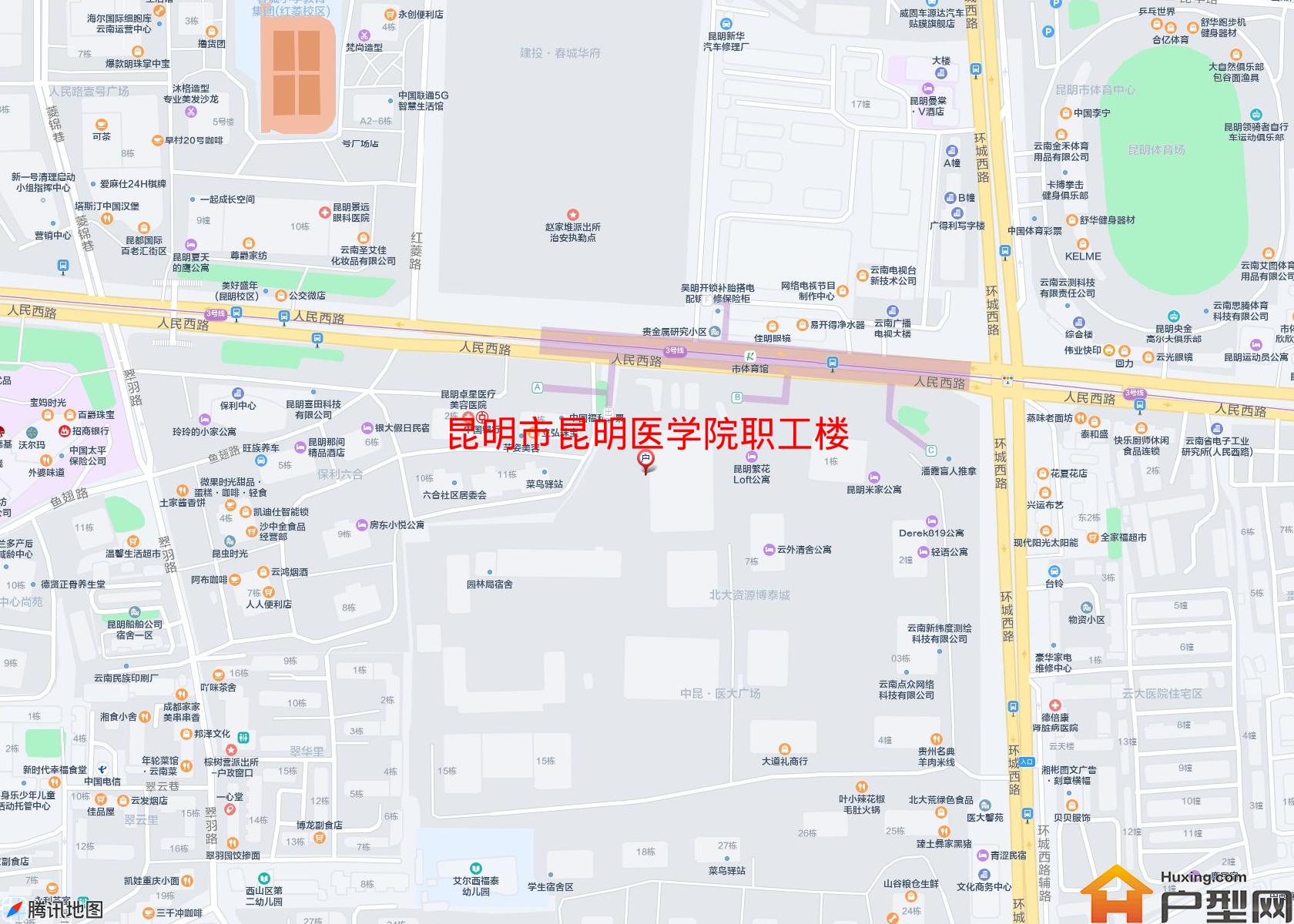 昆明医学院职工楼小区 - 户型网