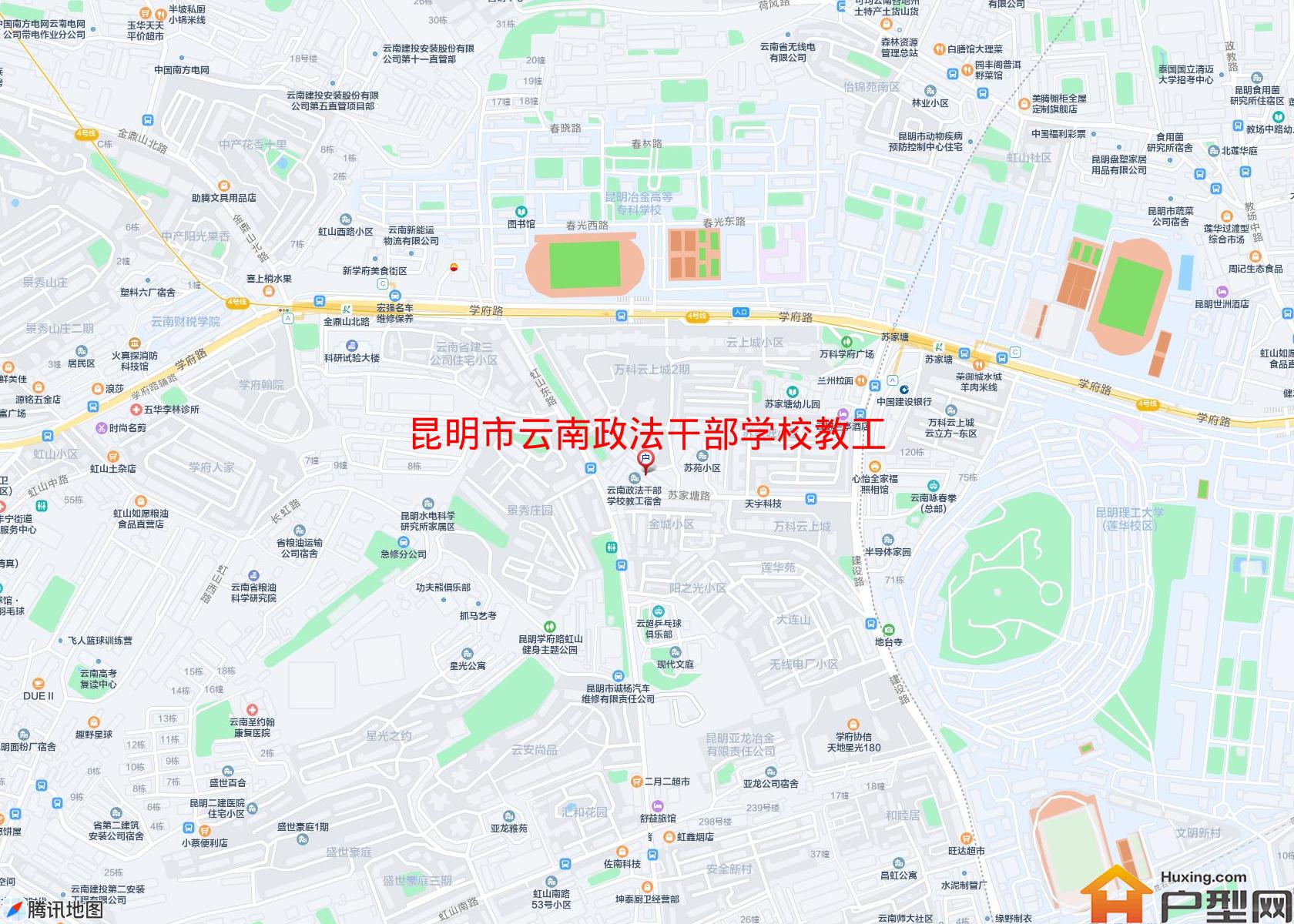 云南政法干部学校教工宿舍小区 - 户型网